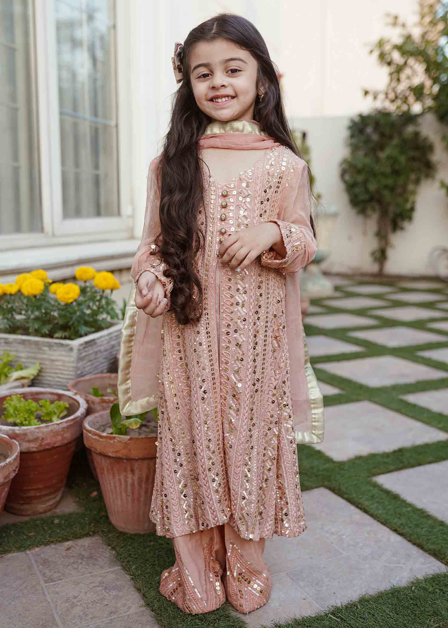 Rang-e-Haya Ufaq Kids/ Light Peach