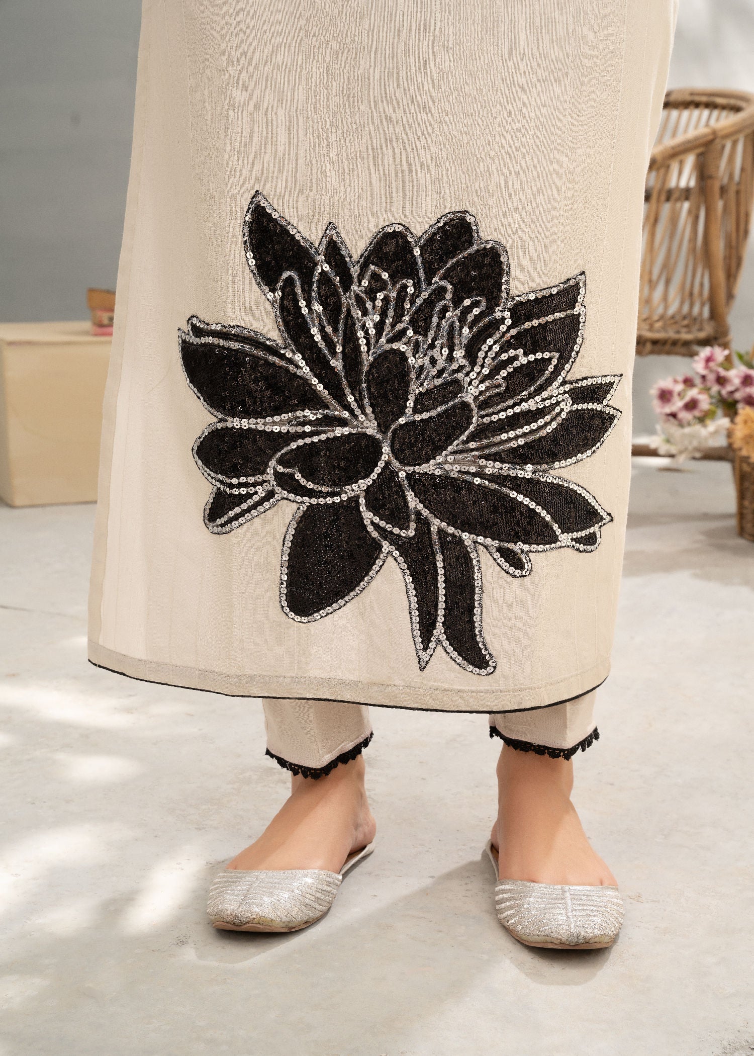 Sahibas By Mirza Lavish (Ivory)