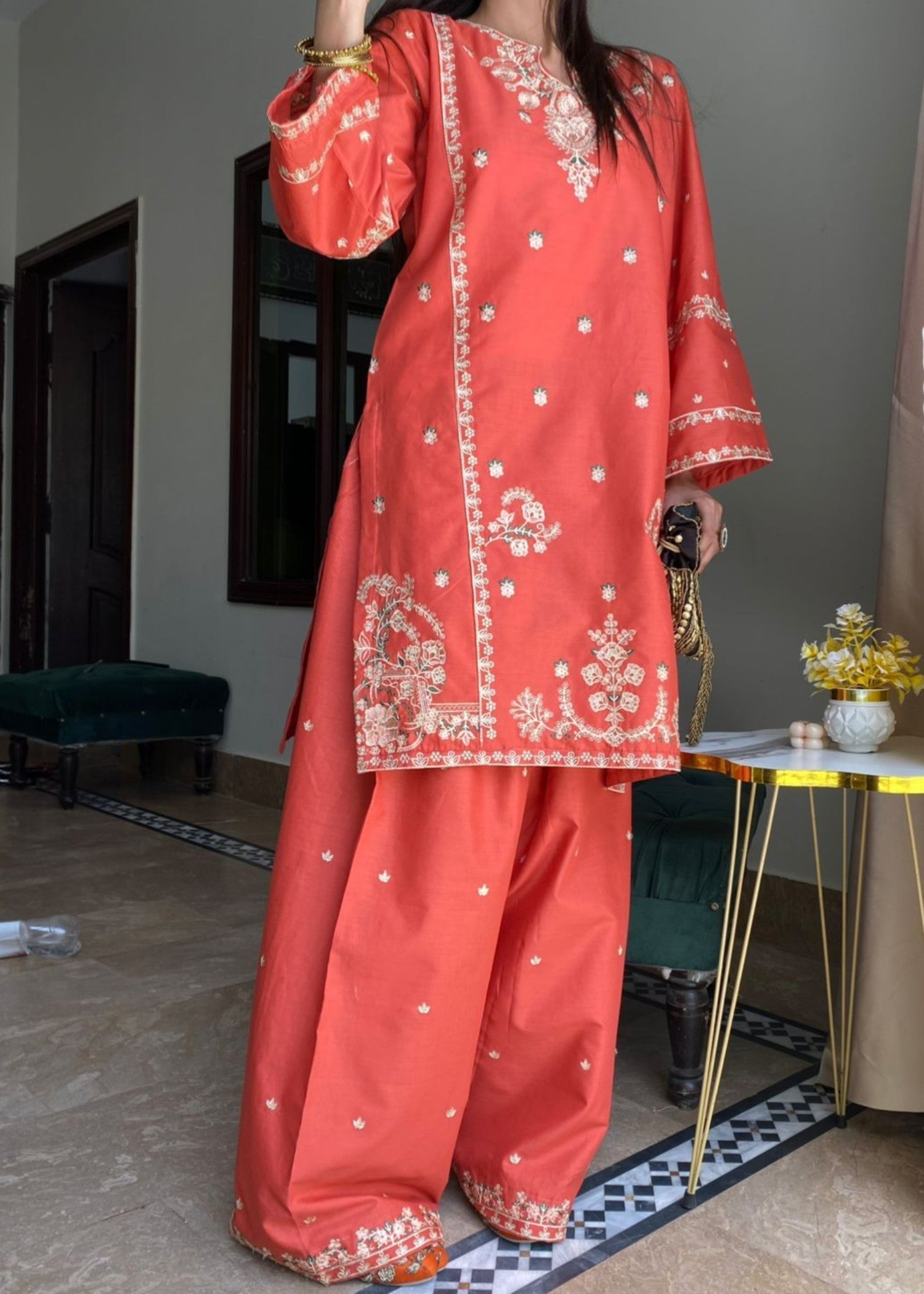 Tehzeeb Libas JANNAT FARSHI 2PC