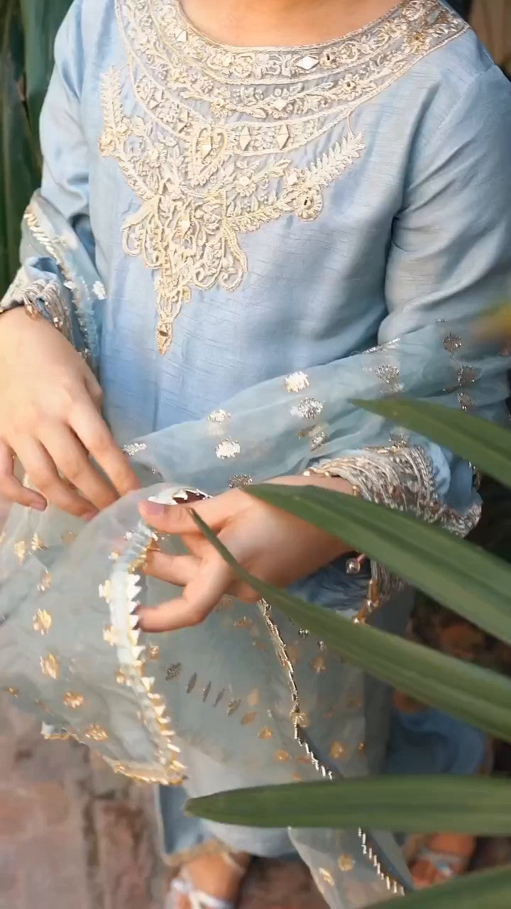 Rang-e-Haya Shireen Iceblue kids