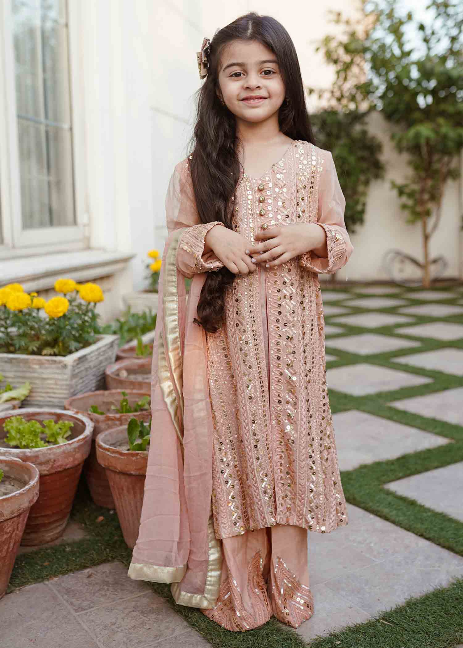 Rang-e-Haya Ufaq Kids/ Light Peach