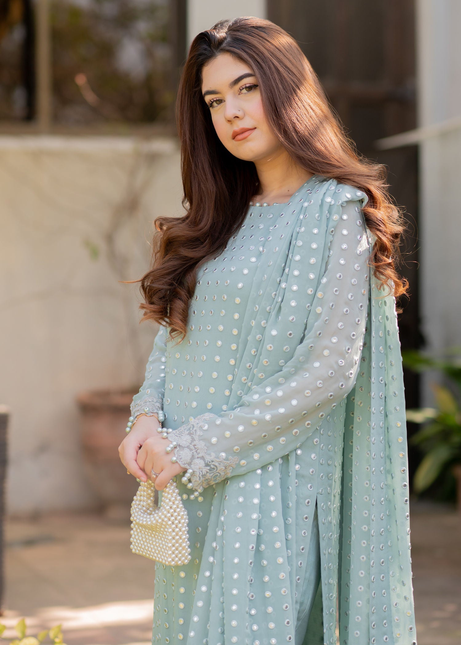 Rang-e-Haya Salina (Ice blue)