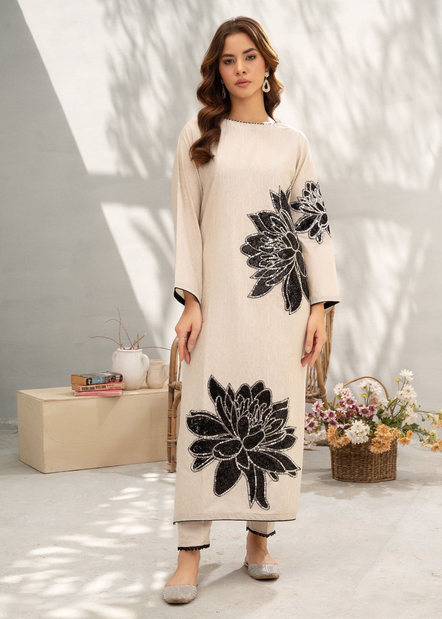 Sahibas By Mirza Lavish (Ivory)