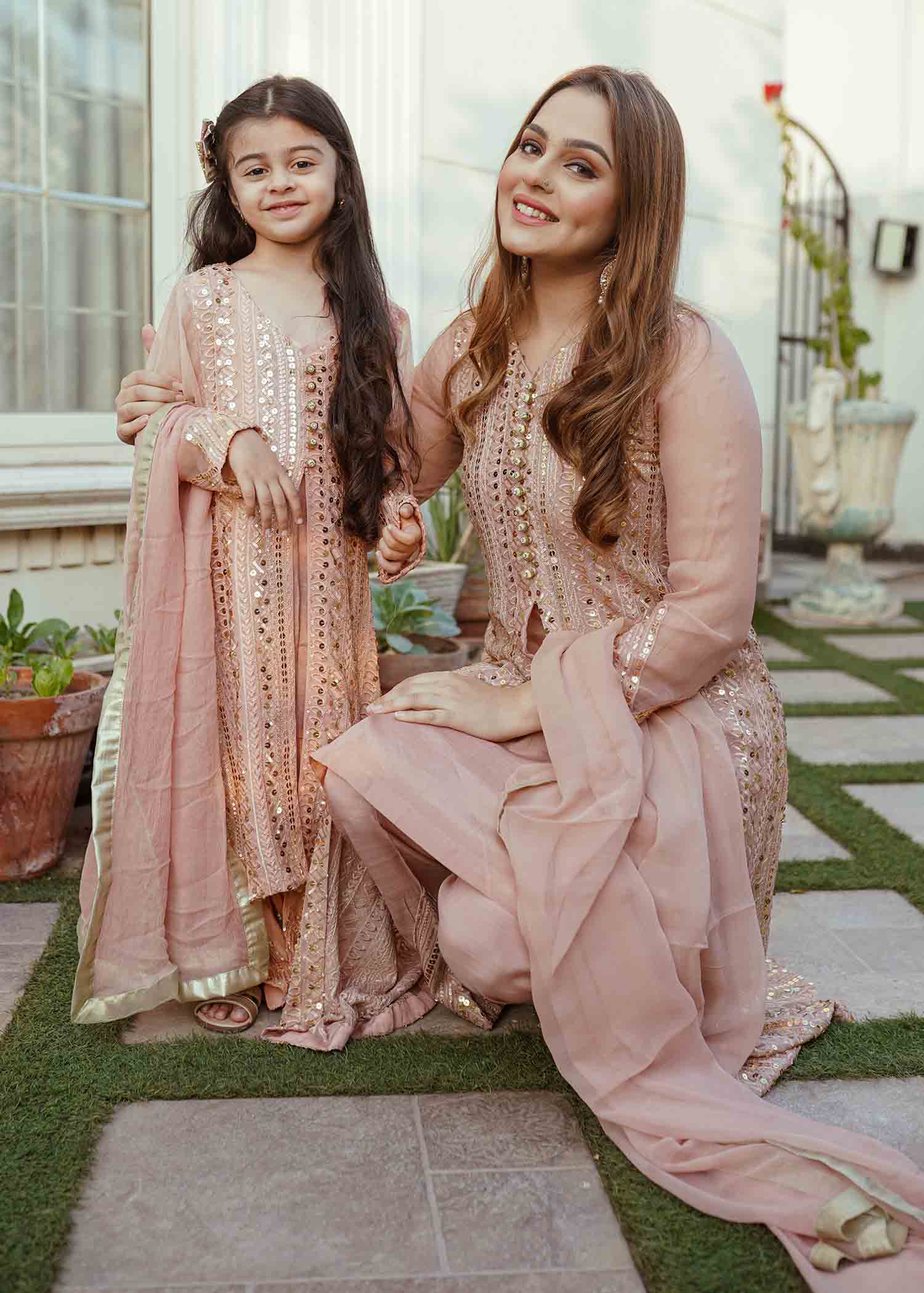 Rang-e-Haya Ufaq Kids/ Light Peach