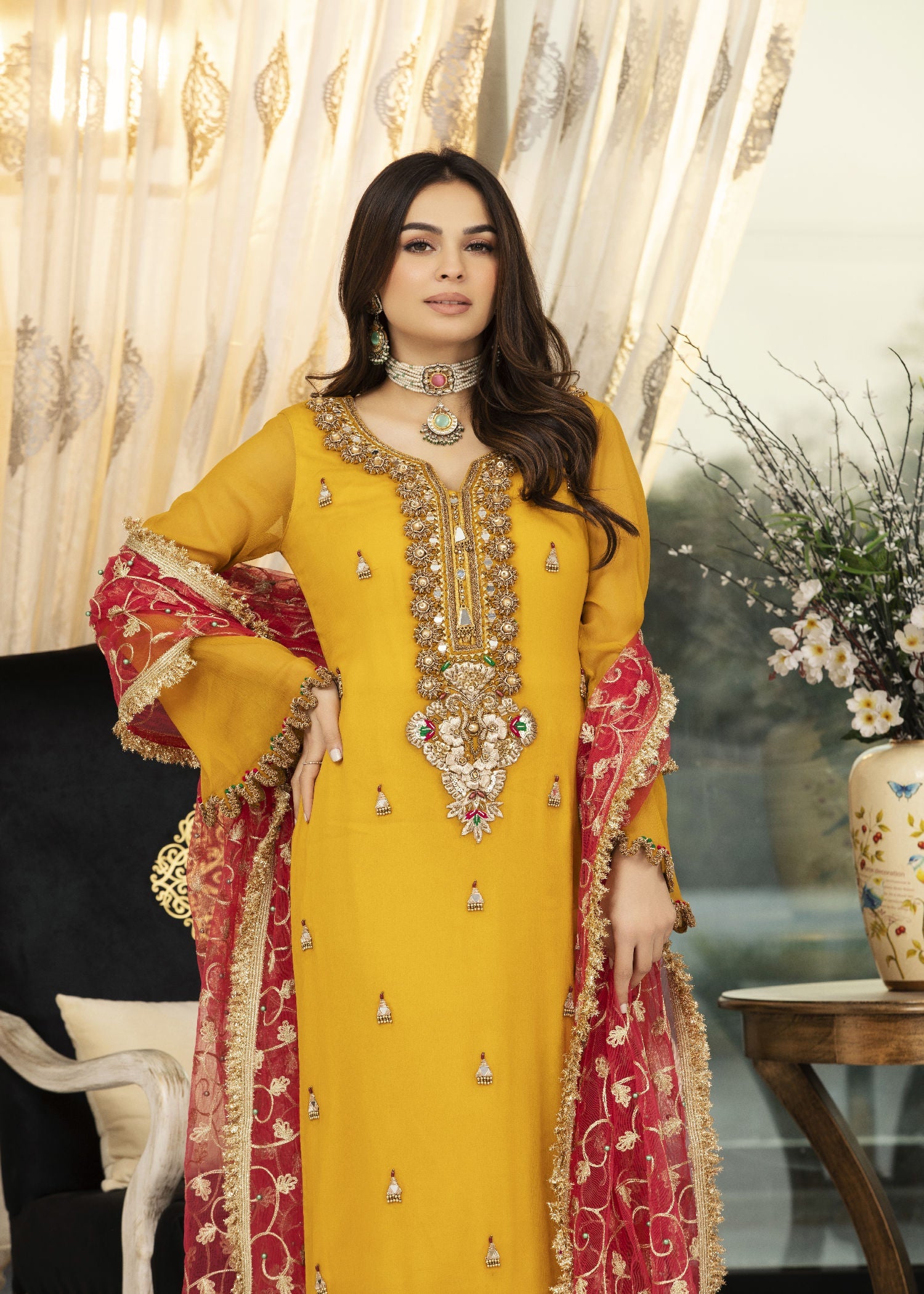 KB By Zufiqar Malik Z-296 Mustard