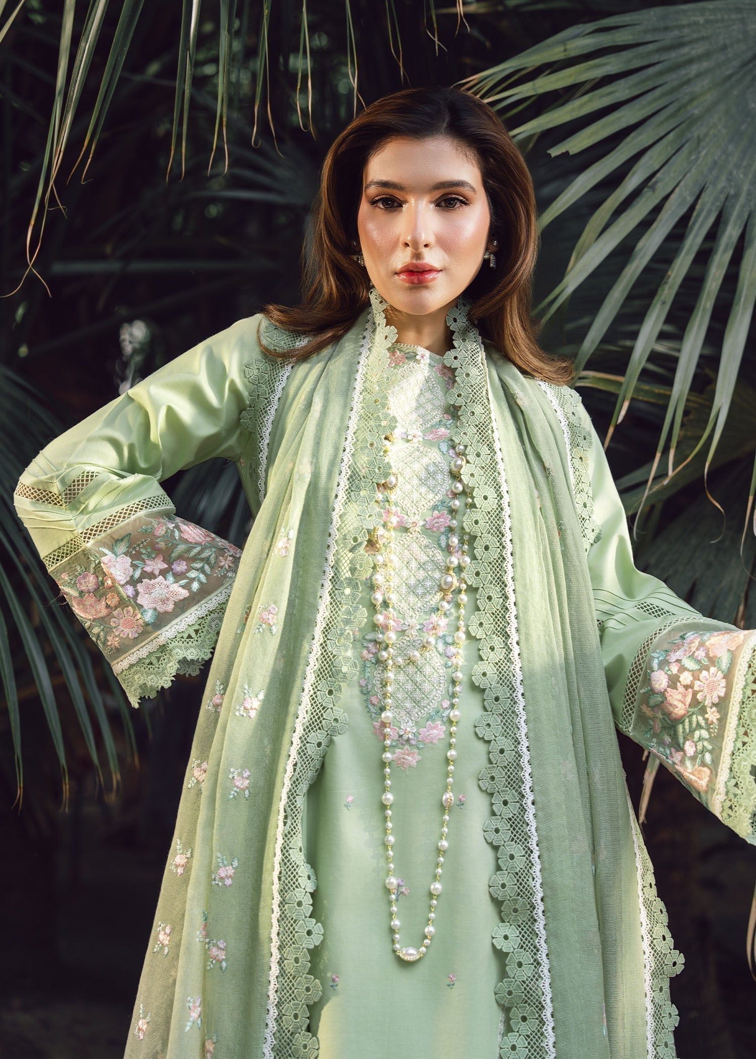 Rang-e-Haya Ornella (Mint)