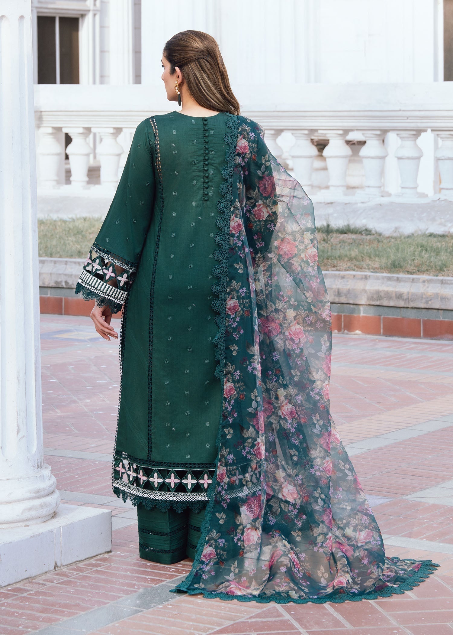 Rang-e-Haya Luxe Breeze (Bottle Green)