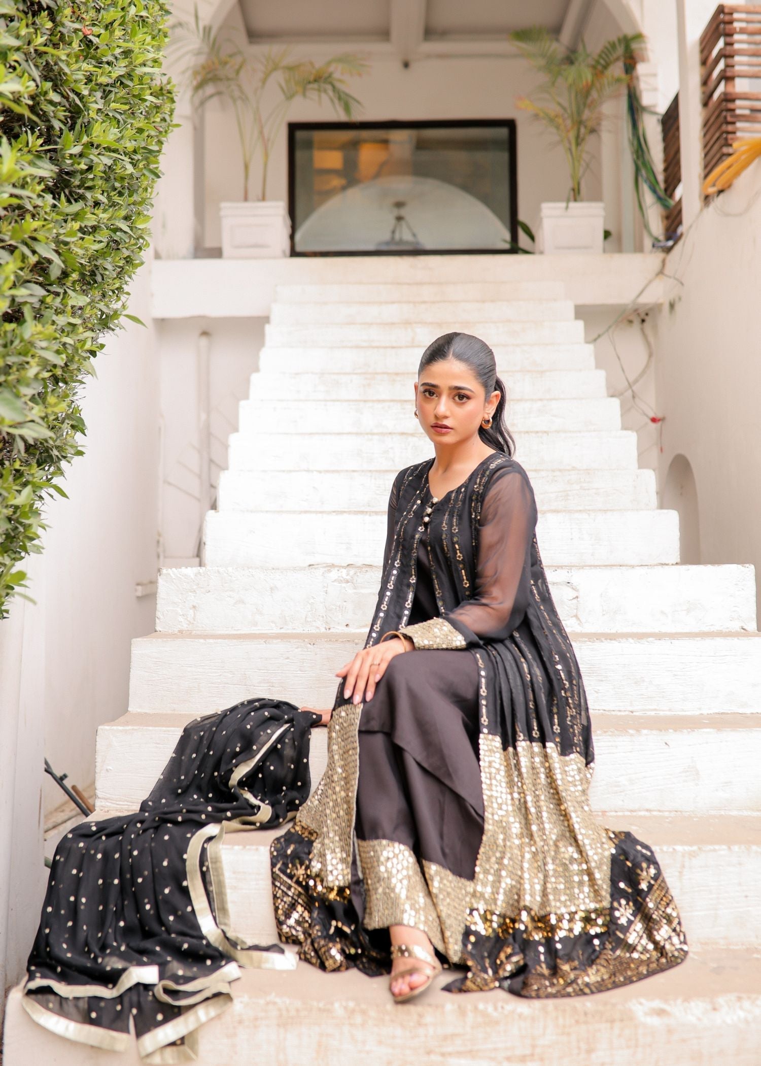 Rang-e-Haya Anchal / Black