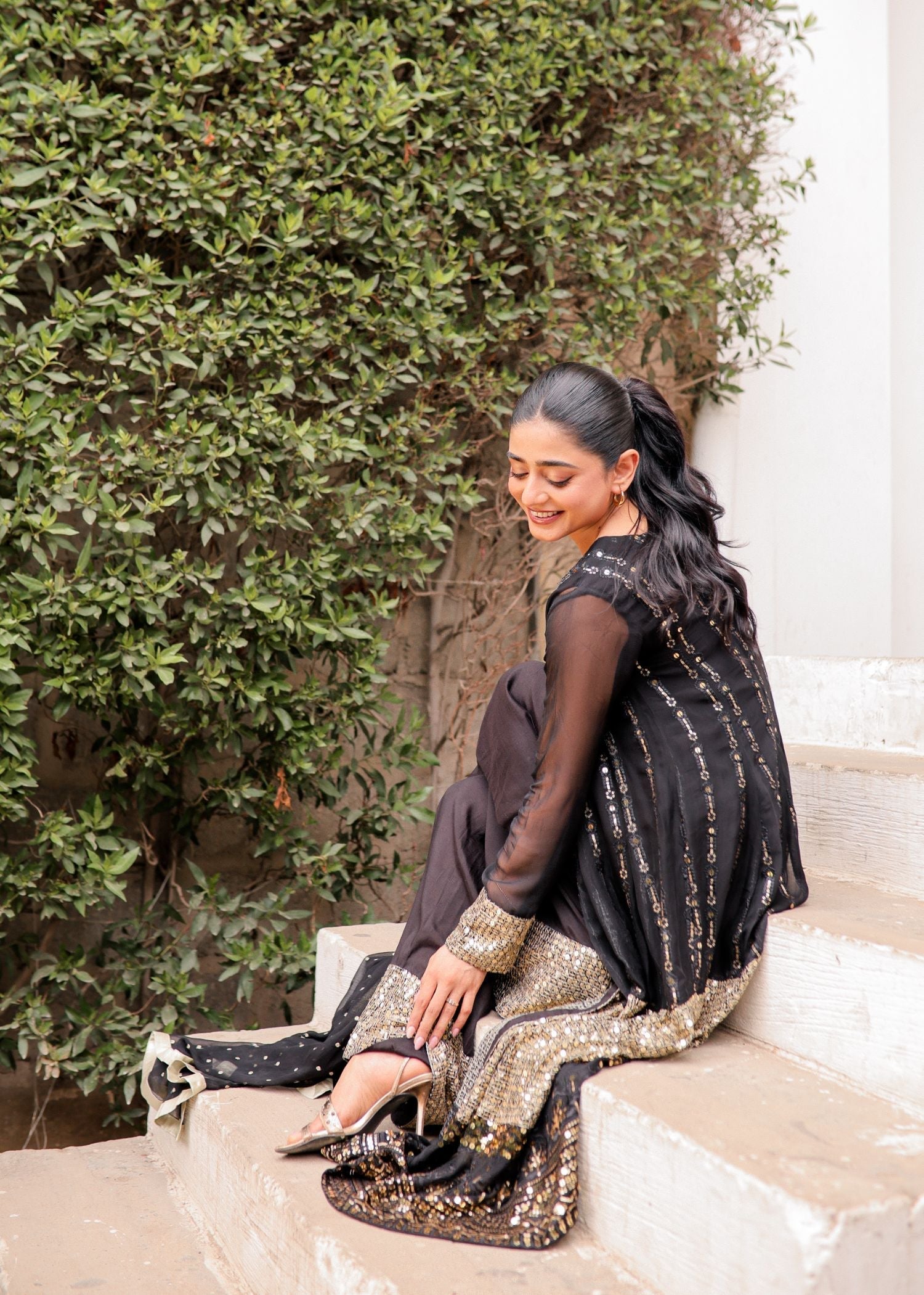 Rang-e-Haya Anchal / Black