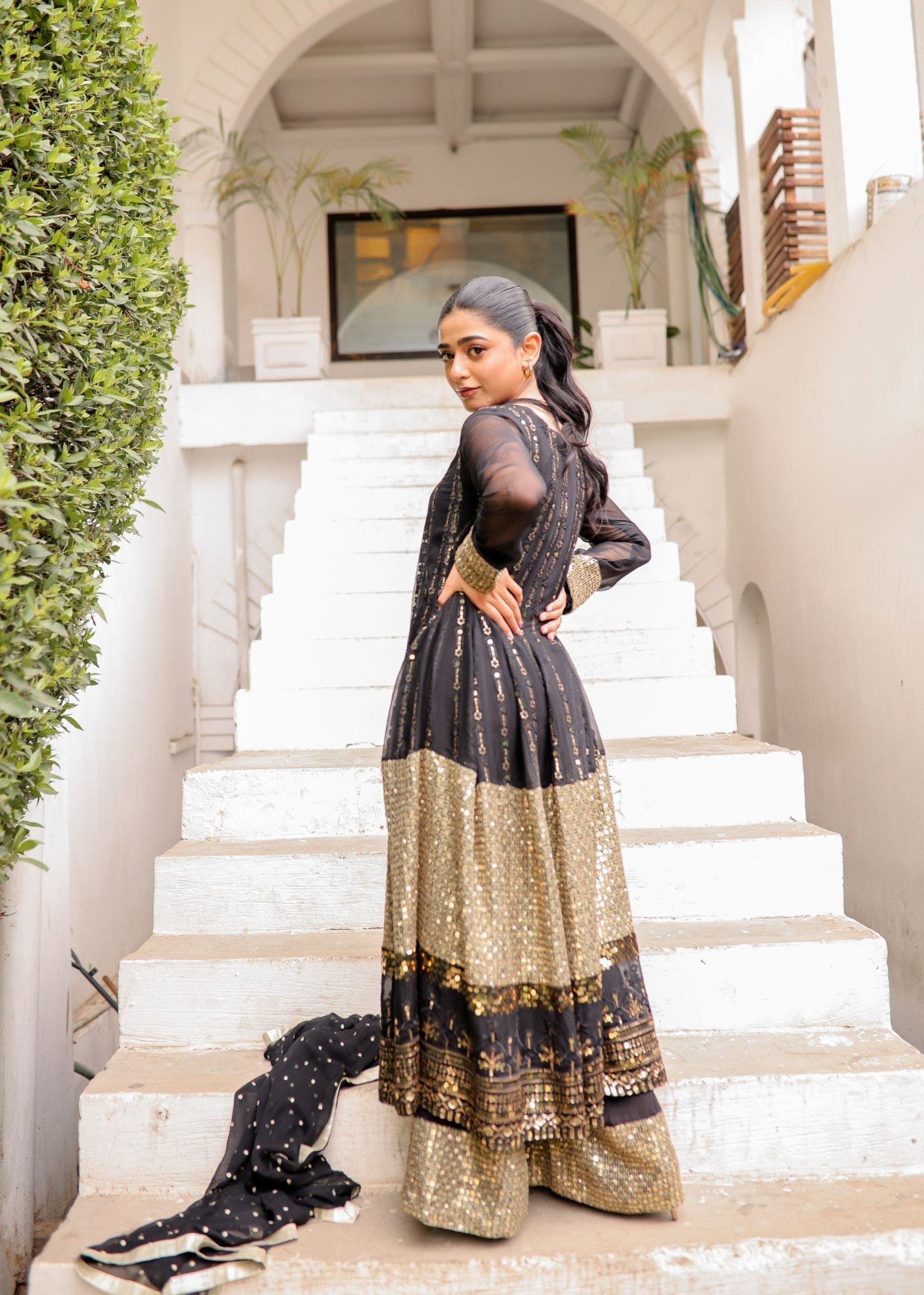 Rang-e-Haya Anchal / Black