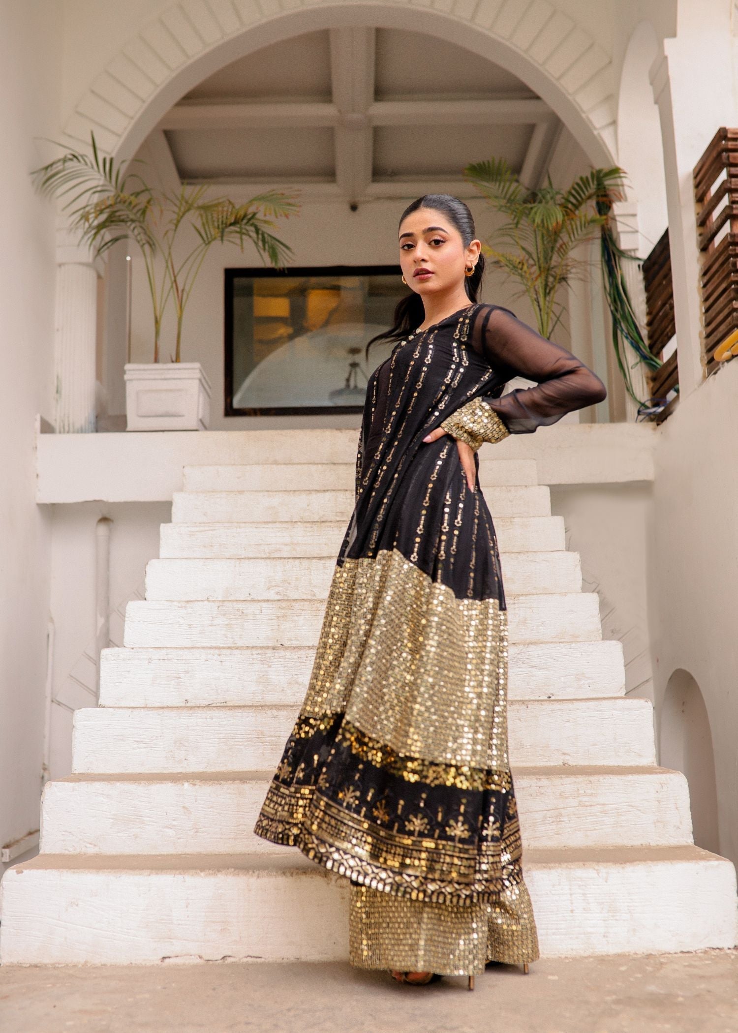 Rang-e-Haya Anchal / Black