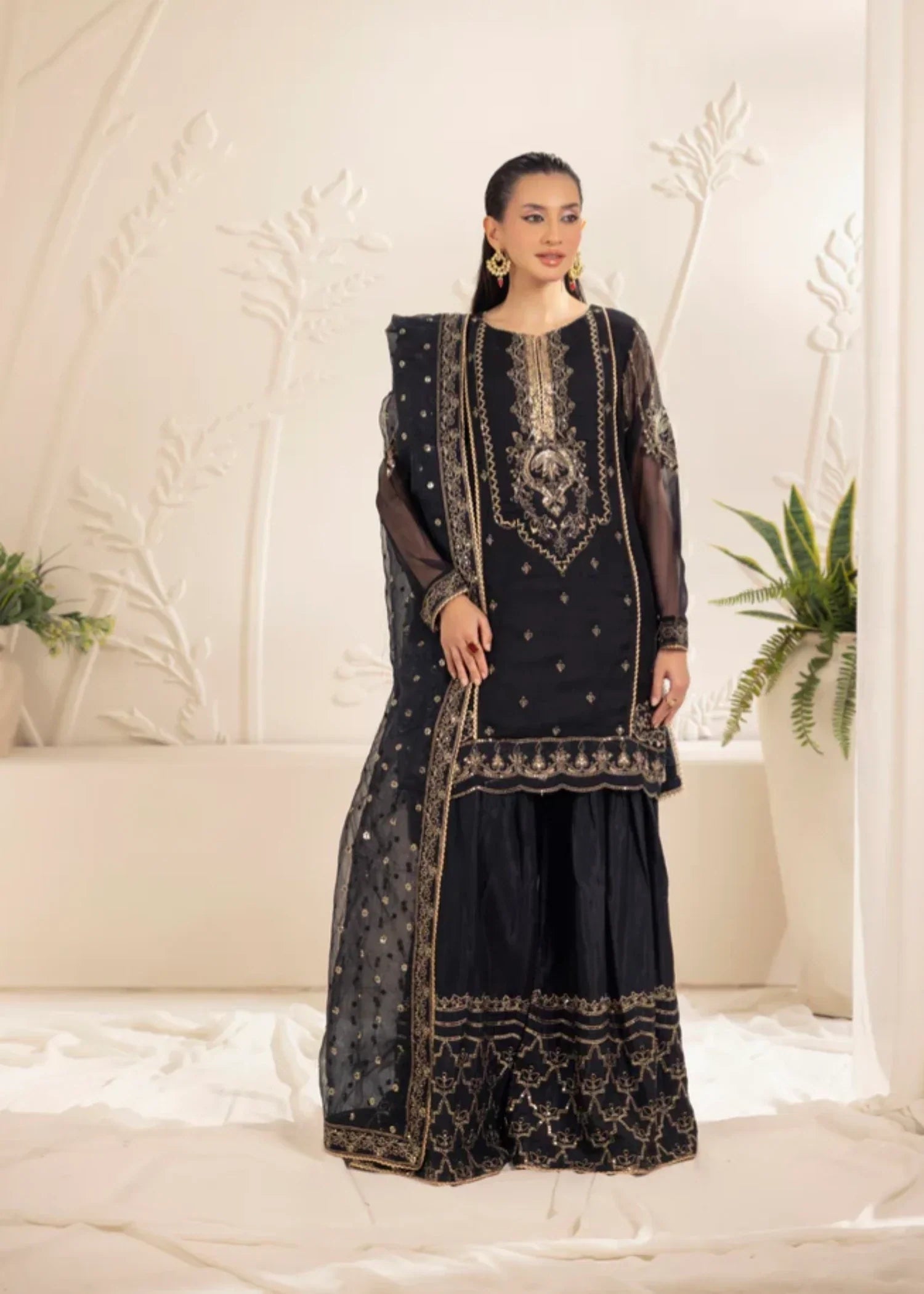 Mohagni MGG-103 CHIFFON 3PC STITCHED