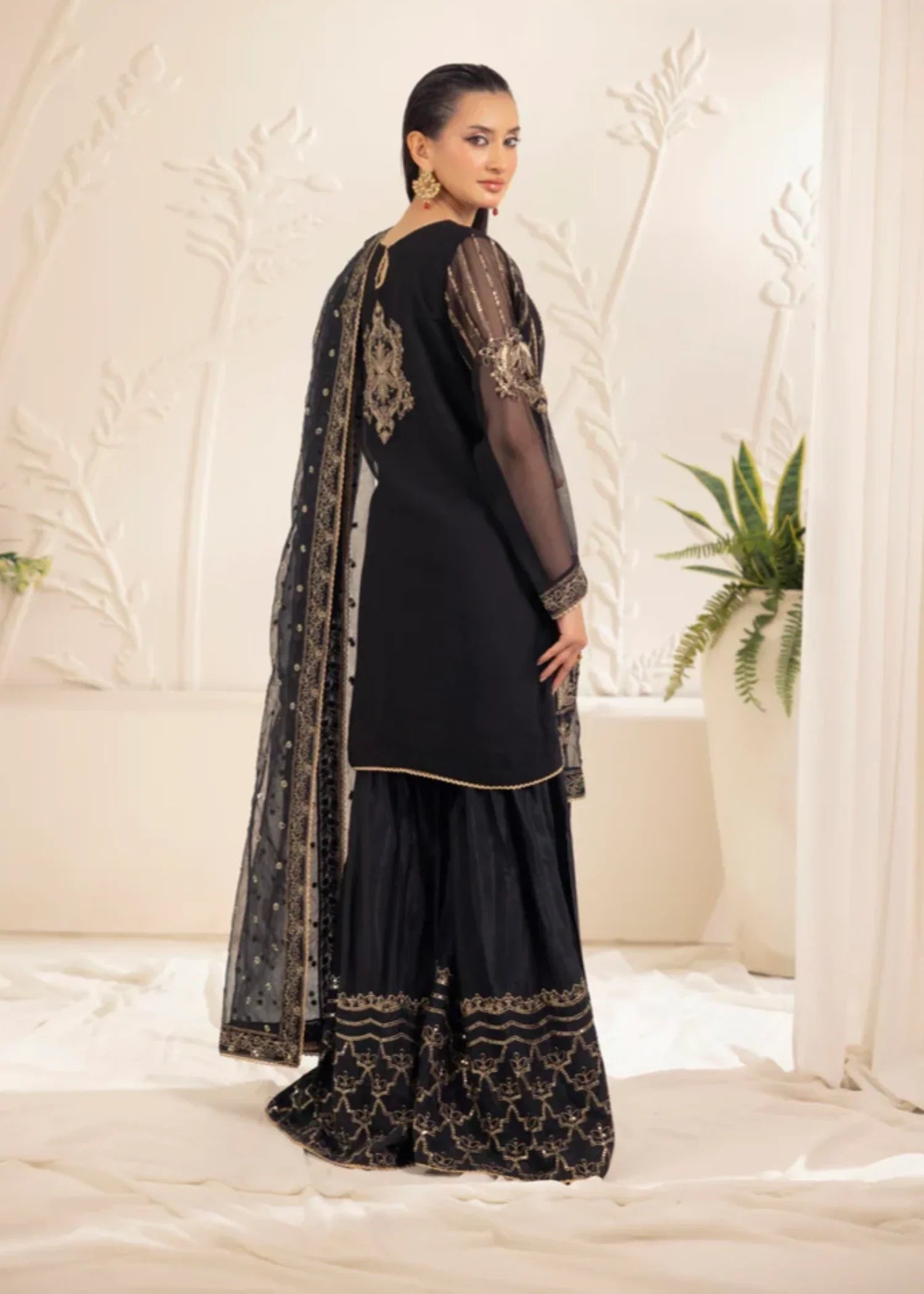 Mohagni MGG-103 CHIFFON 3PC STITCHED
