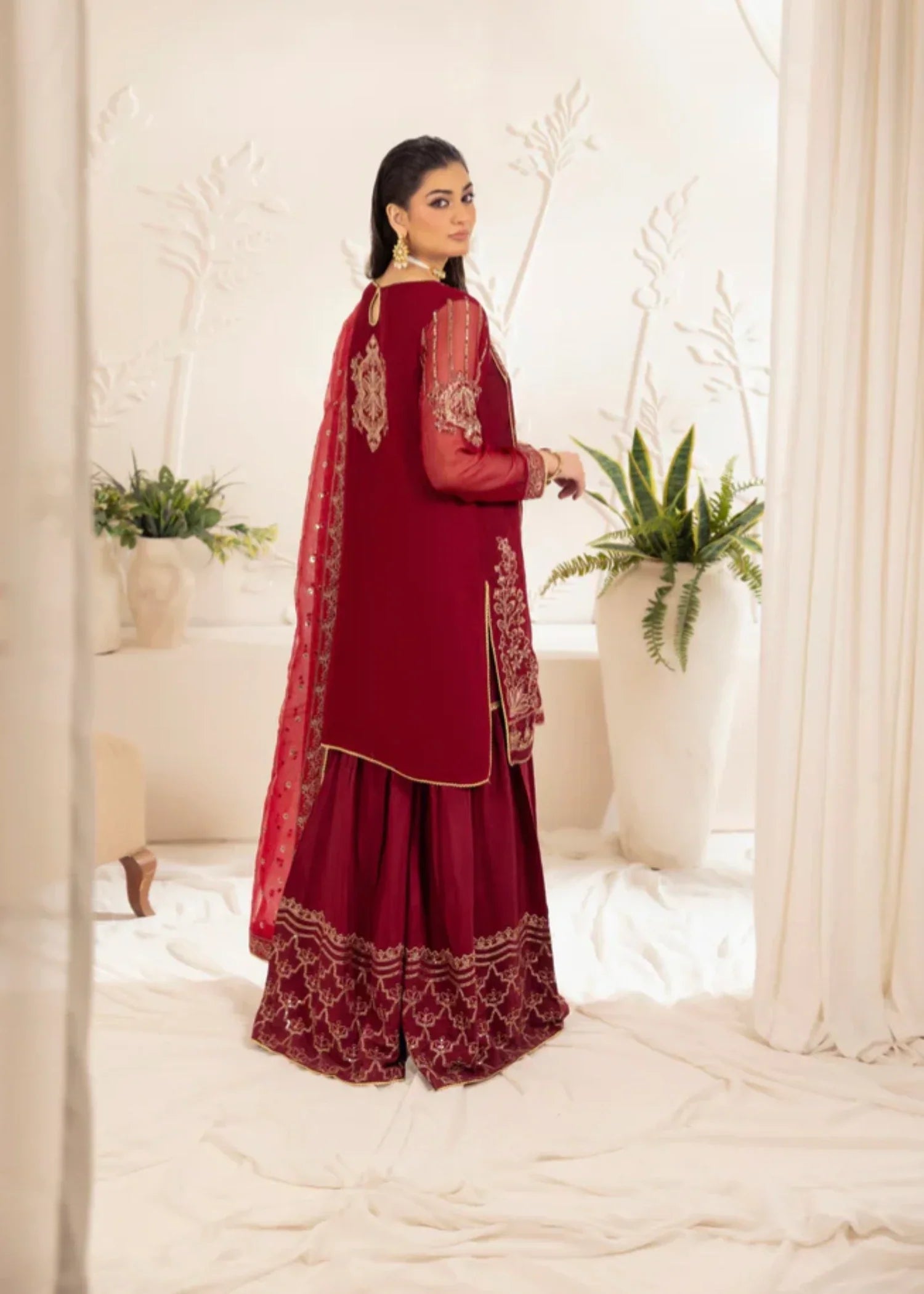 Mohagni MGG-104 CHIFFON 3PC STITCHED