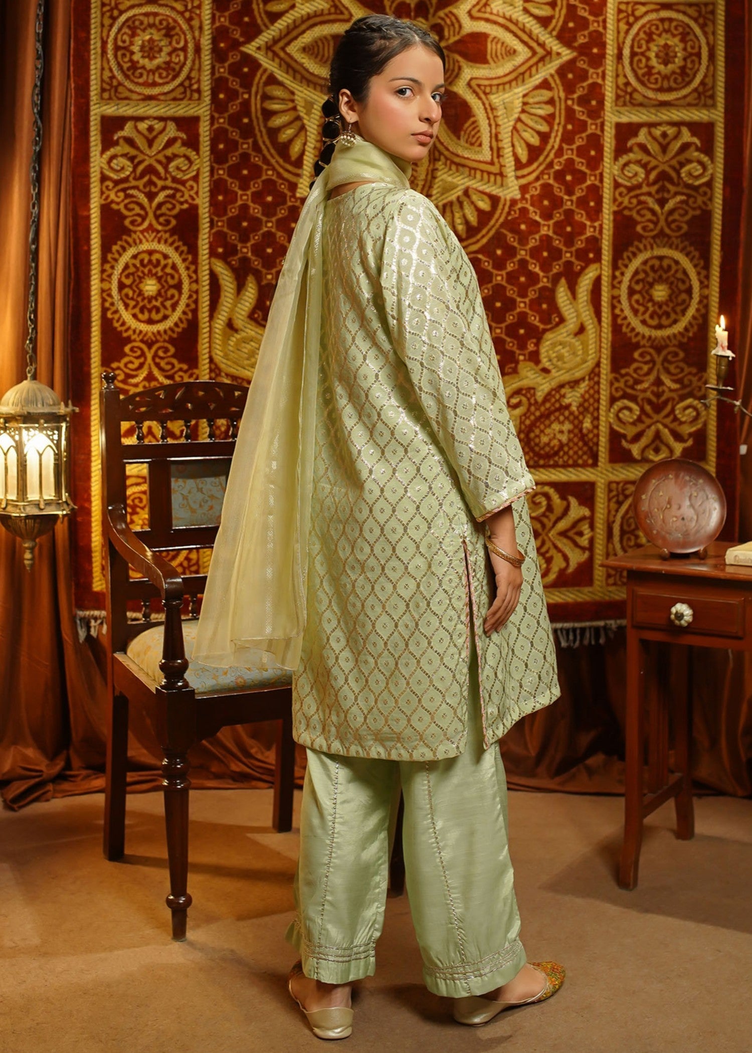 VISCOSE-JACQUARD-HAND-ADDA-WORK-3 - Pc Suit