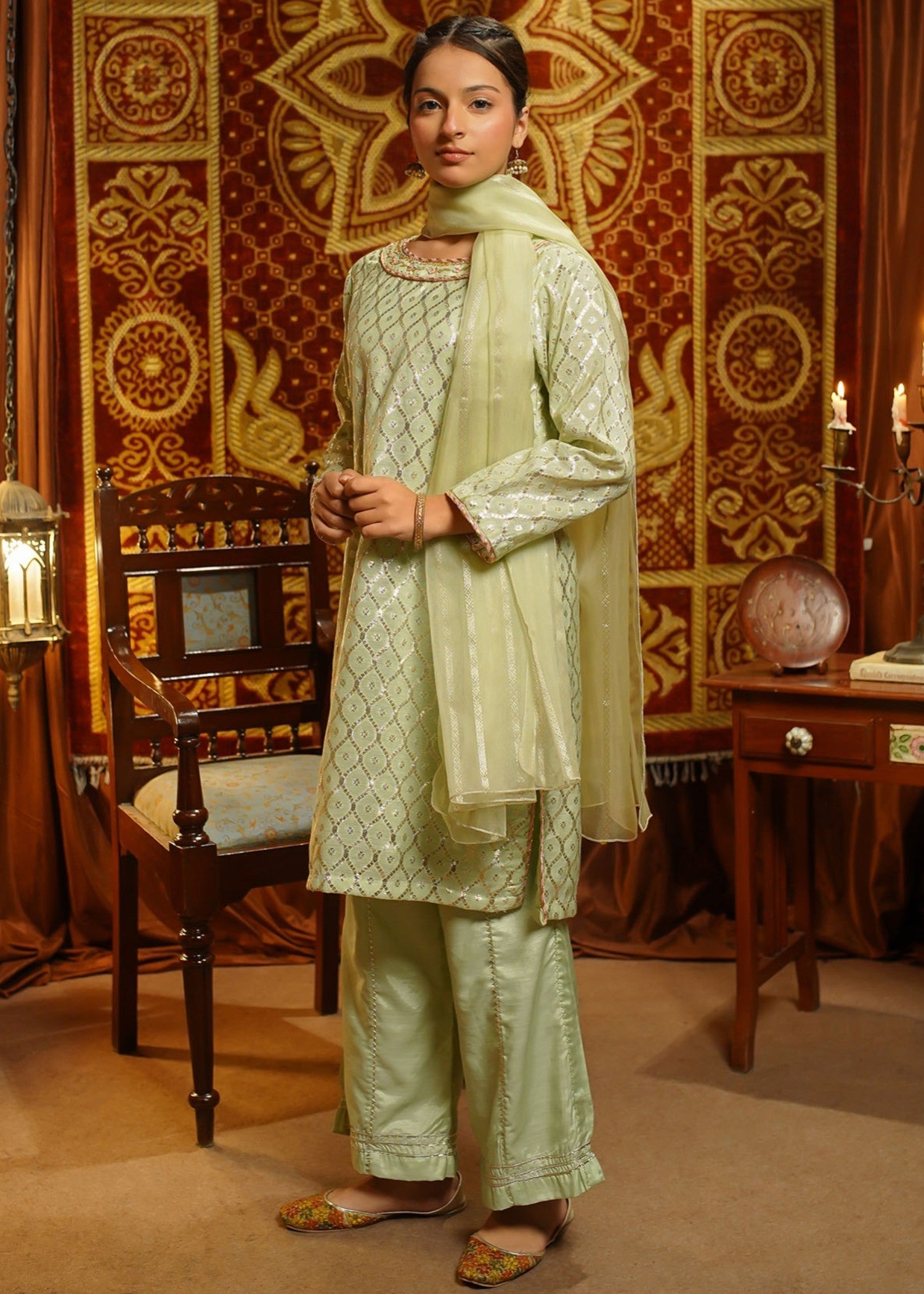 VISCOSE-JACQUARD-HAND-ADDA-WORK-3 - Pc Suit