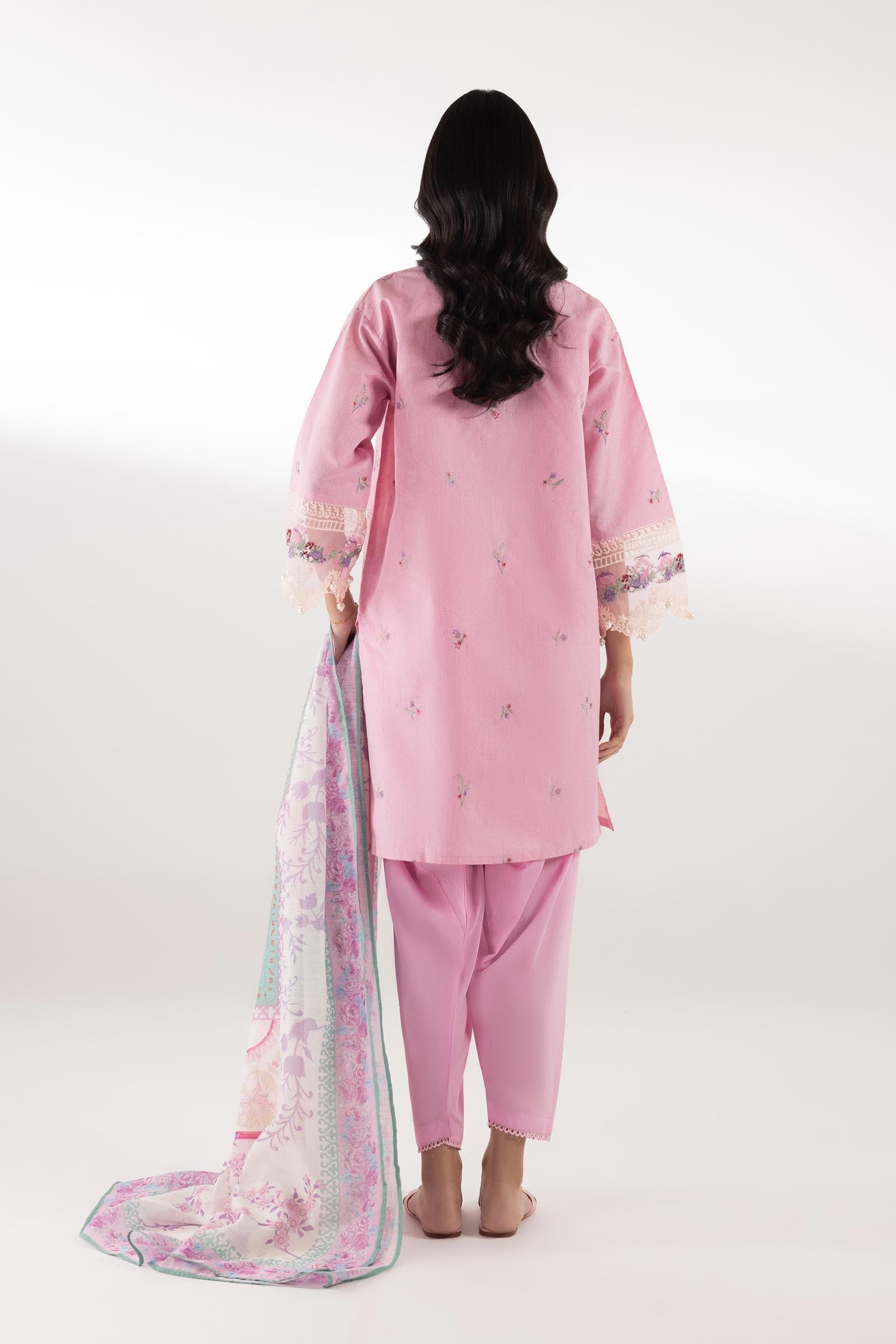 Sana Safinaz Stitched Embroidered Muzlin Lawn Suit - SC26MUZ111AP3