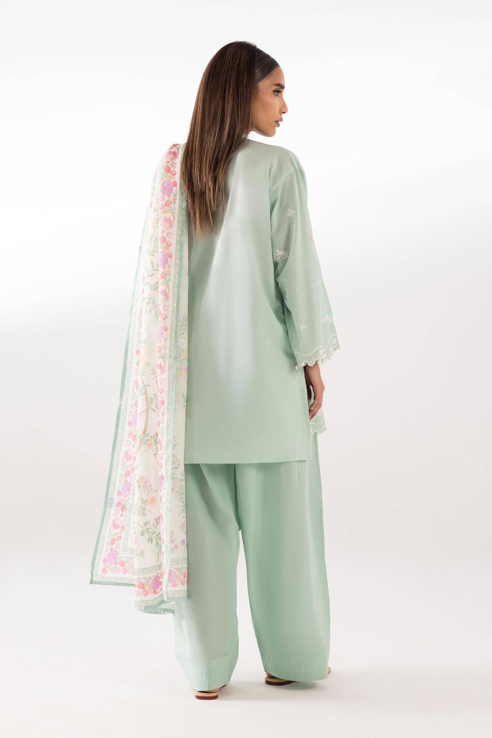 Sana Safinaz Stitched Embroidered Muzlin Lawn Suit - SC26MUZ210AP3