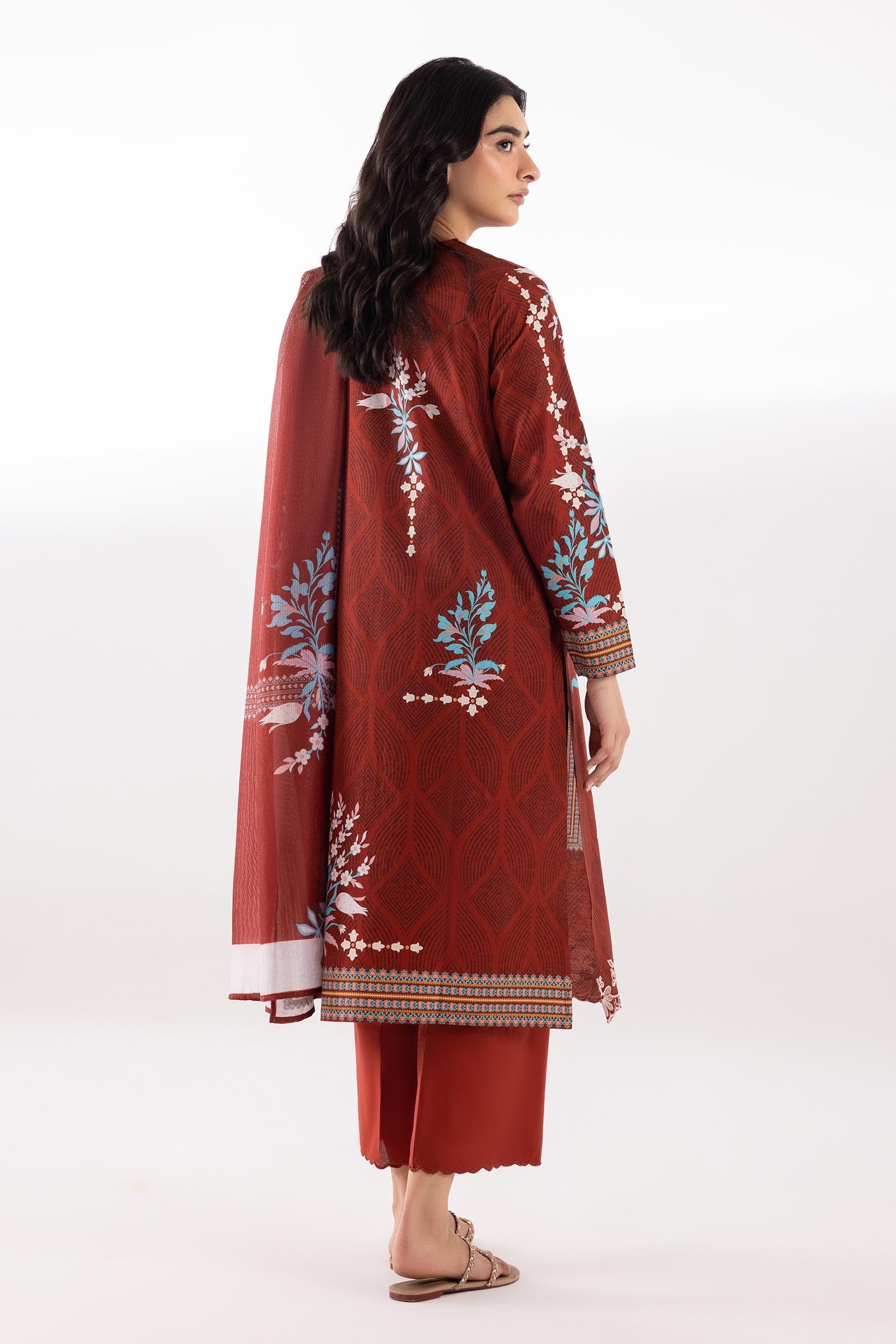Stitched Printed Lawn Suit - SC26MHY302AP3