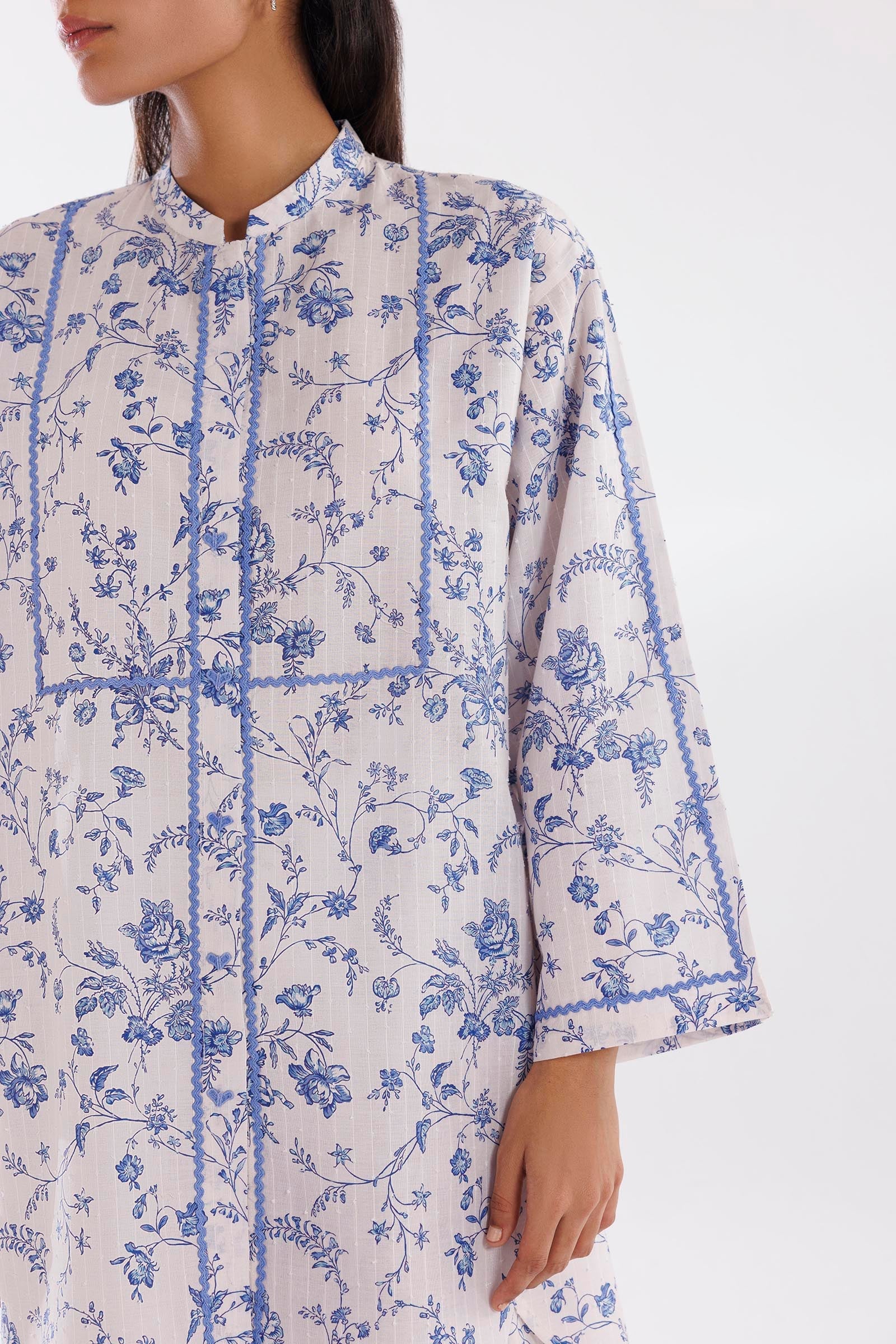 Sana Safinaz Stitched Printed Brochia Shirt + Shalwar - SS26BSP036P2T