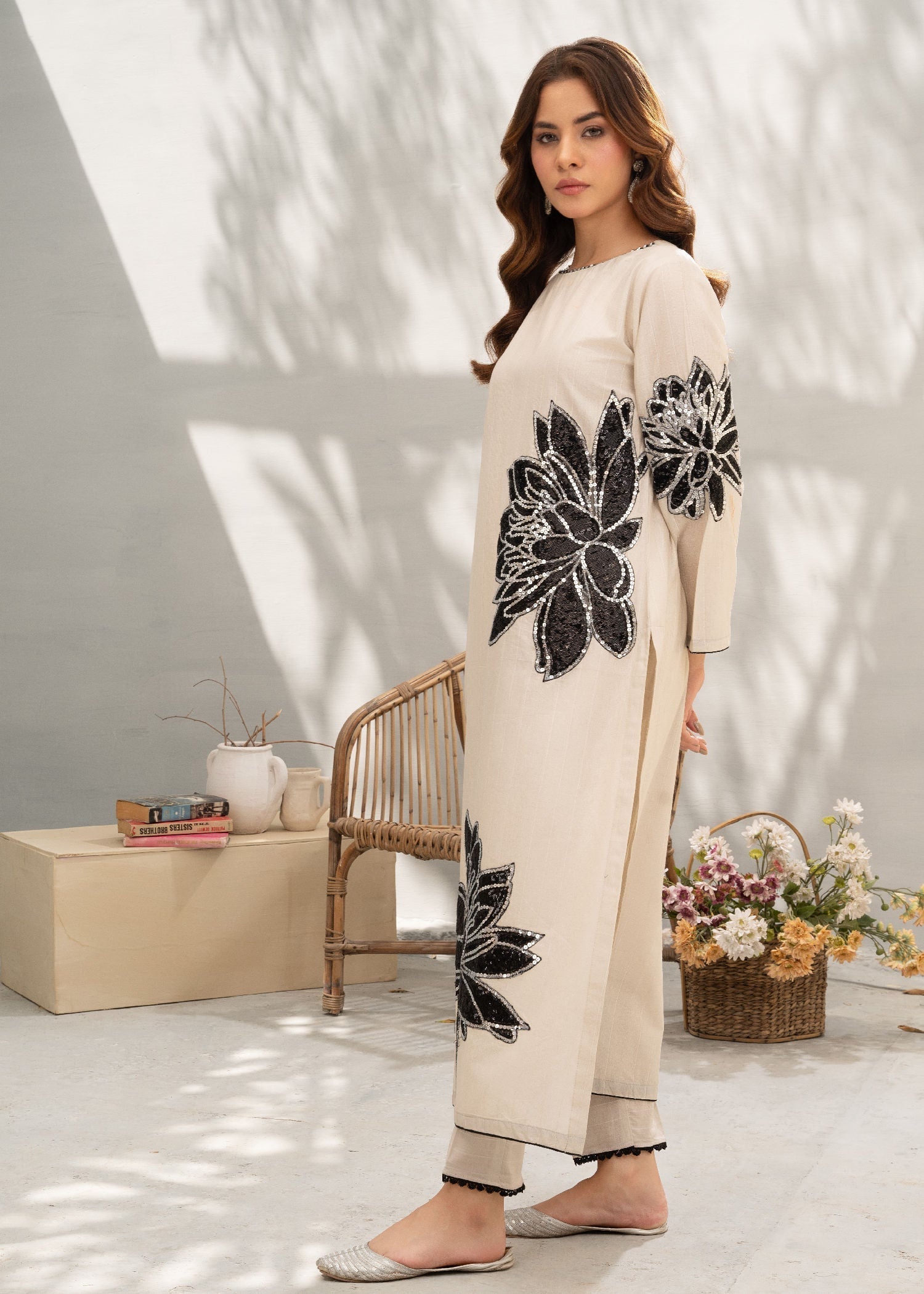 Sahibas By Mirza Lavish (Ivory)