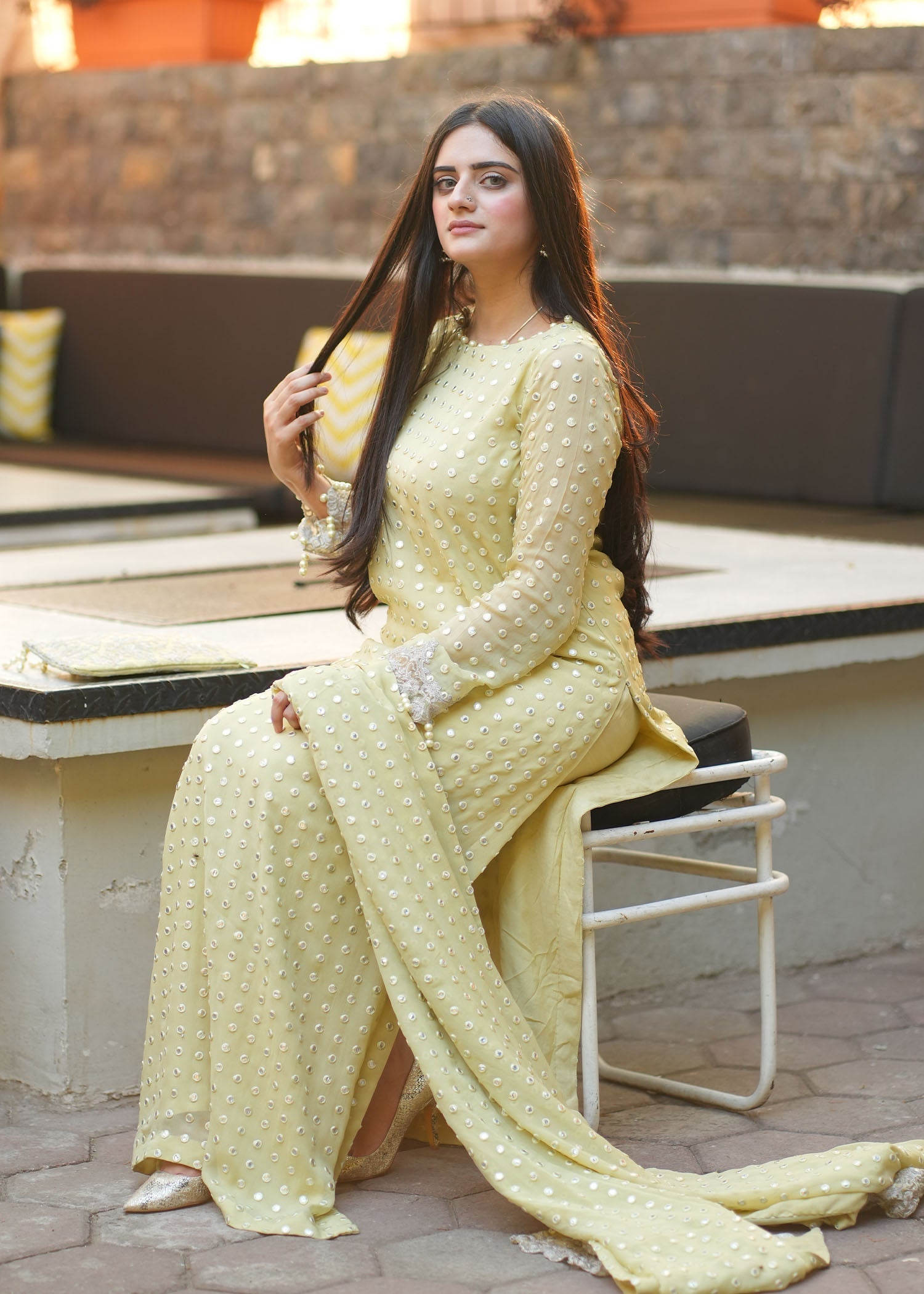 Rang-e-Haya Salina (Lime)