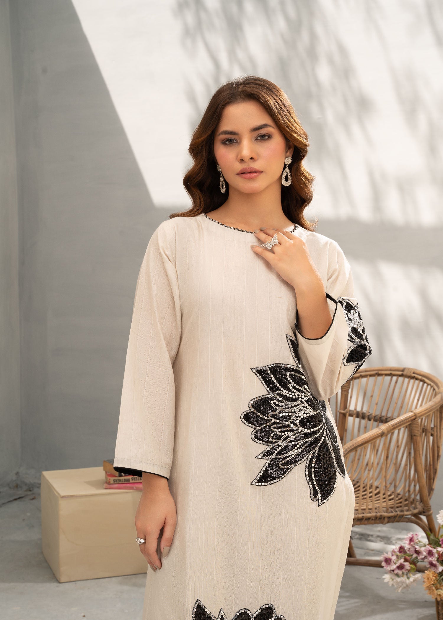 Sahibas By Mirza Lavish (Ivory)