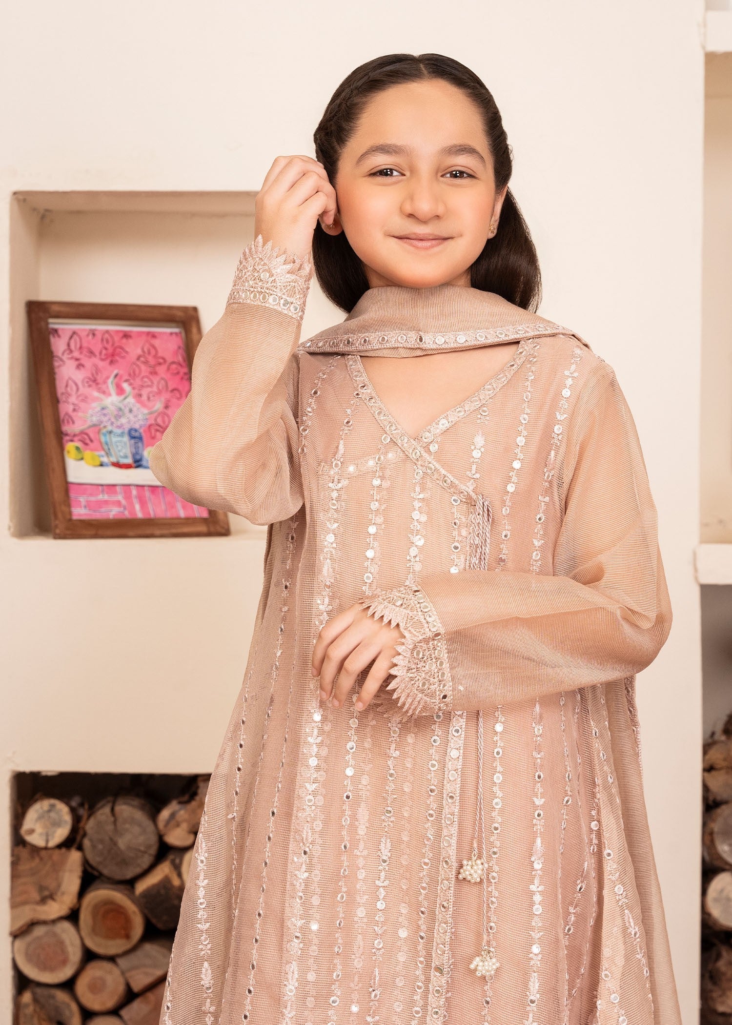 Rang-e-Haya Anya (Clay beige)