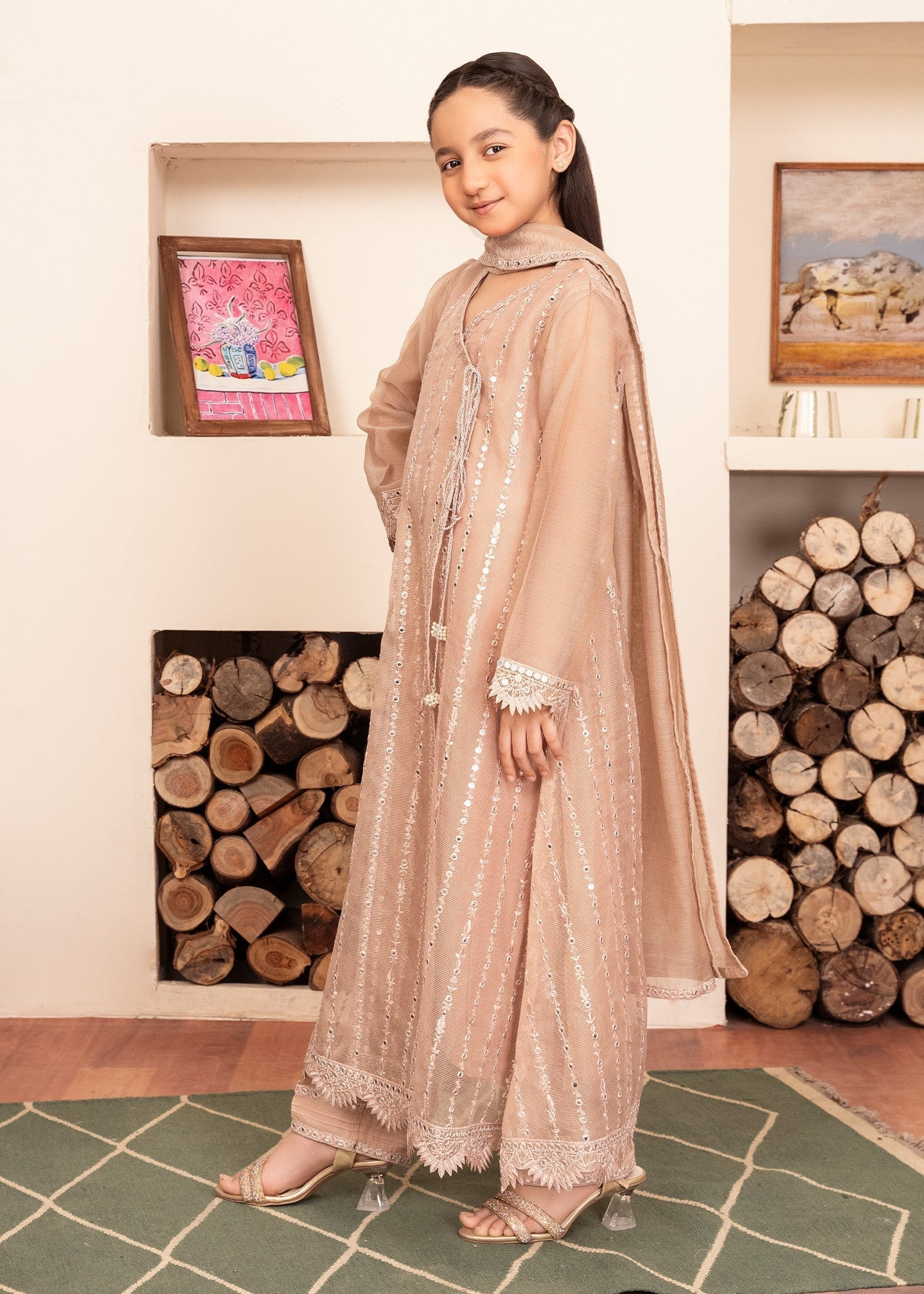 Rang-e-Haya Anya (Clay beige)