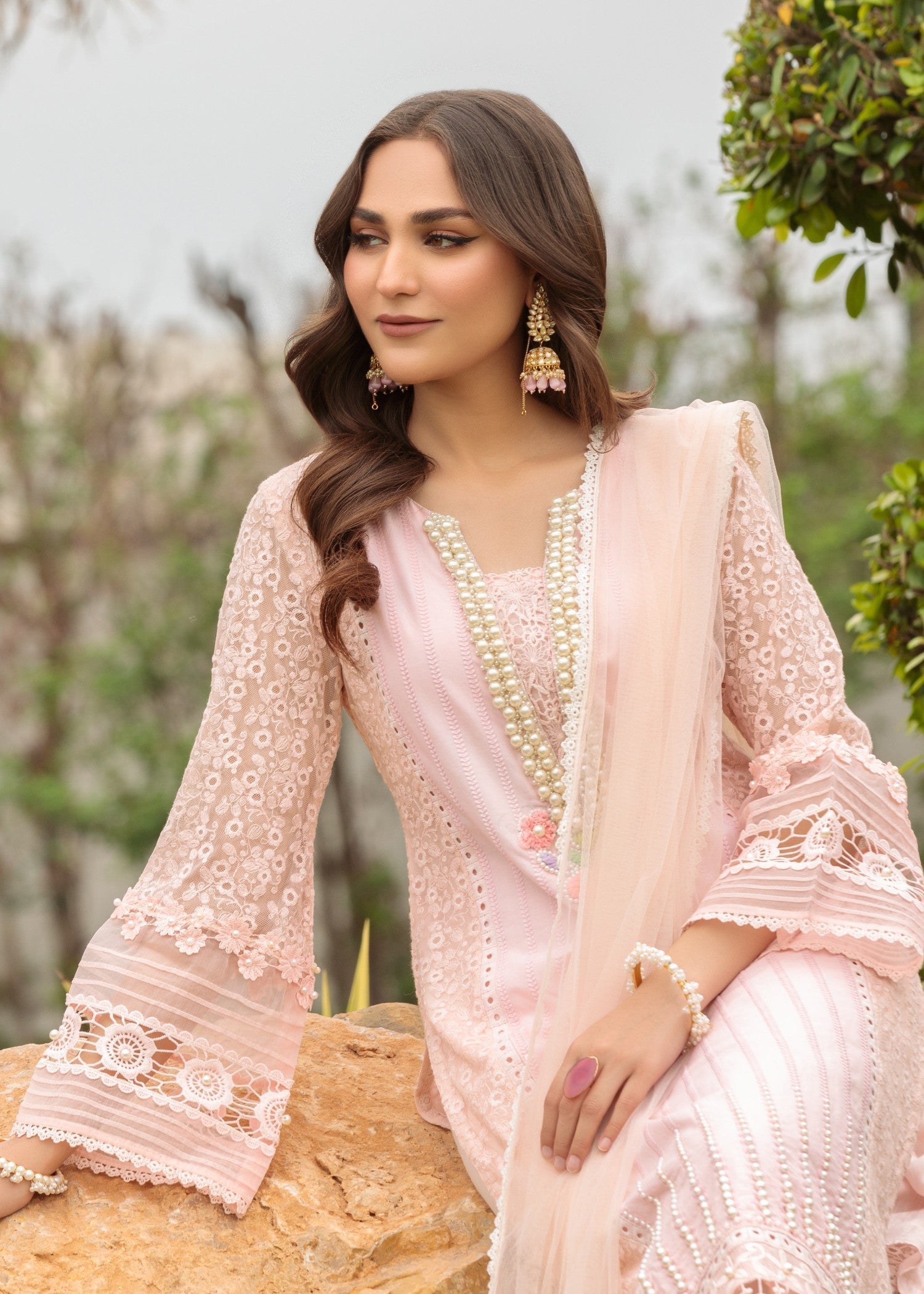 KB By Zufiqar Malik S-123 Pink