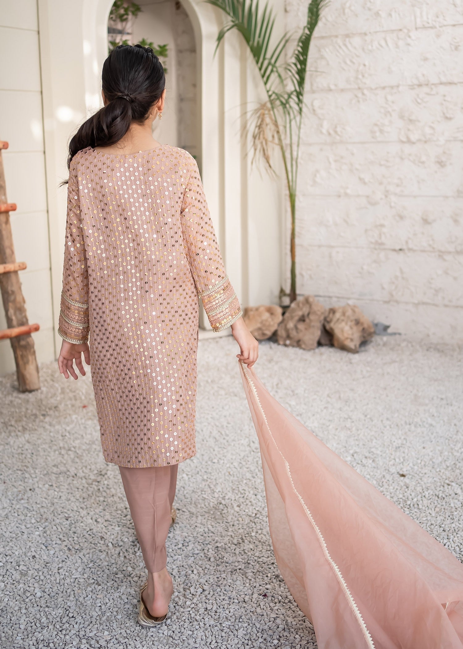 Rang-e-Haya Sifana kid (Pastel Peach)