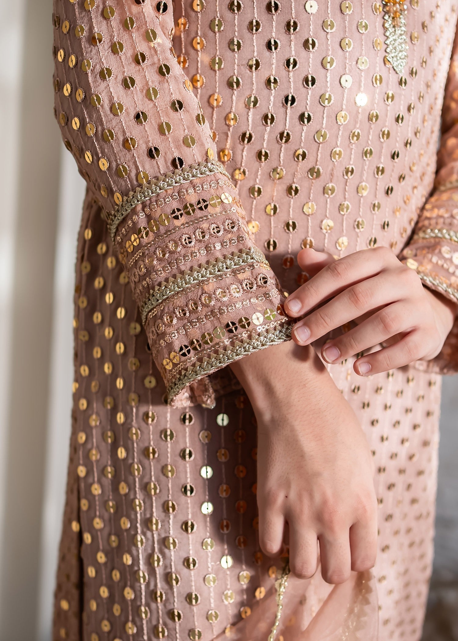 Rang-e-Haya Sifana kid (Pastel Peach)