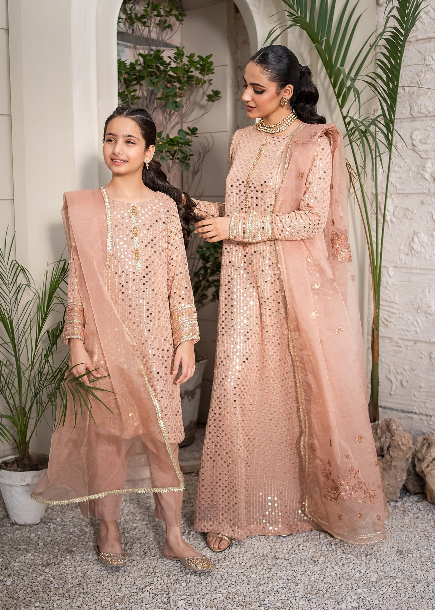 Rang-e-Haya Sifana kid (Pastel Peach)