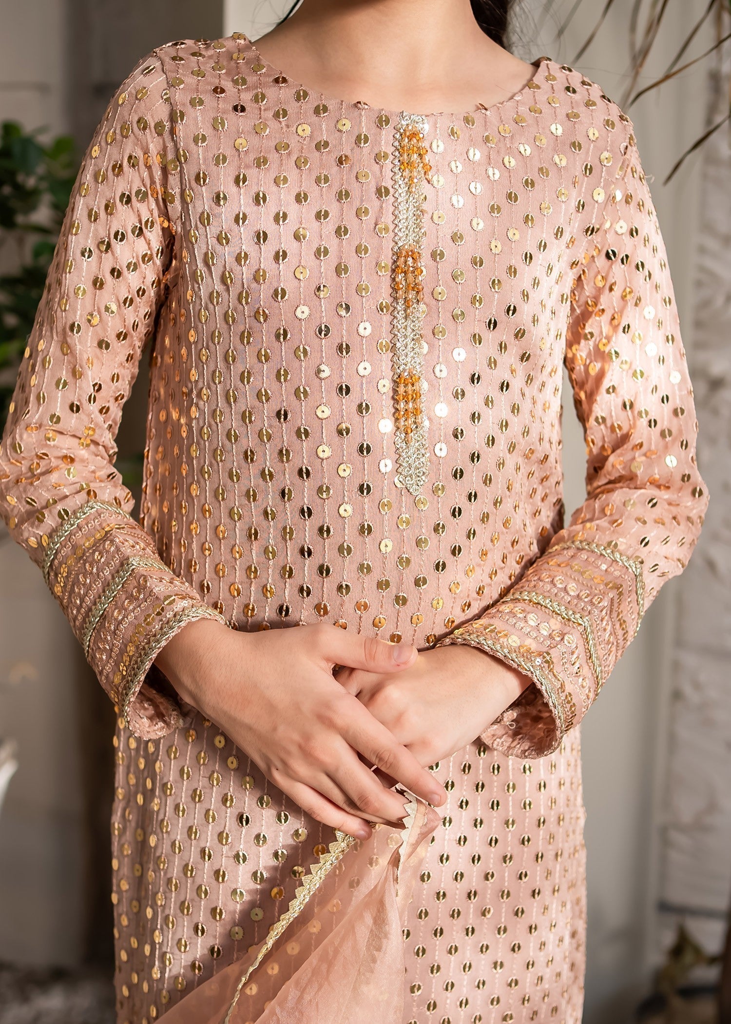 Rang-e-Haya Sifana kid (Pastel Peach)