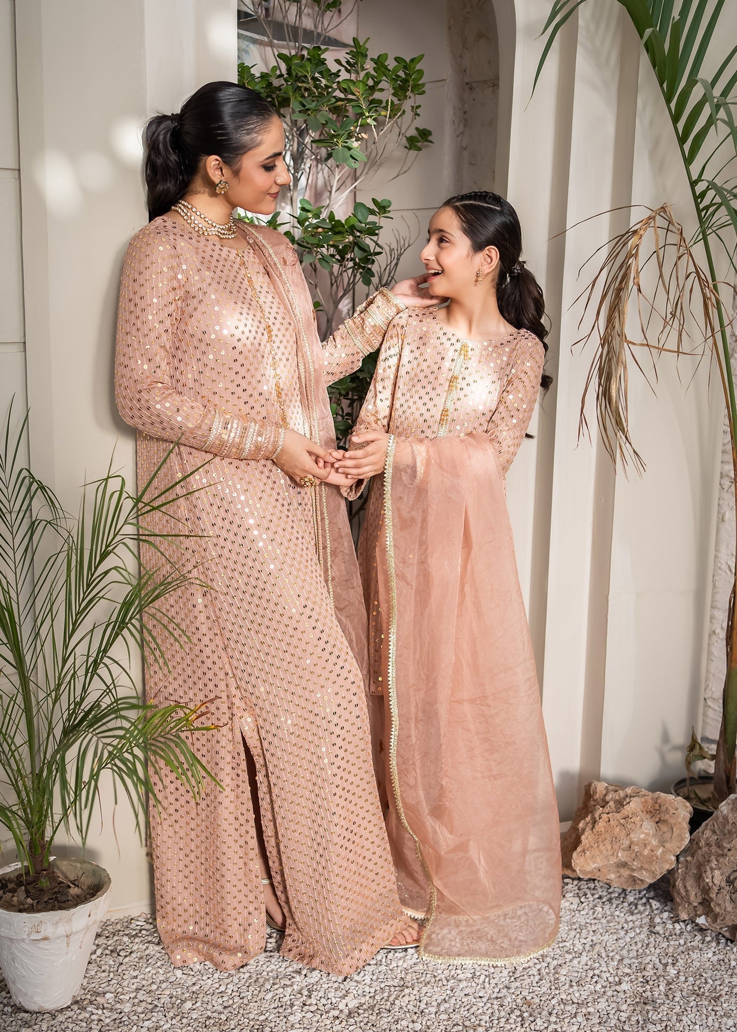Rang-e-Haya Sifana kid (Pastel Peach)