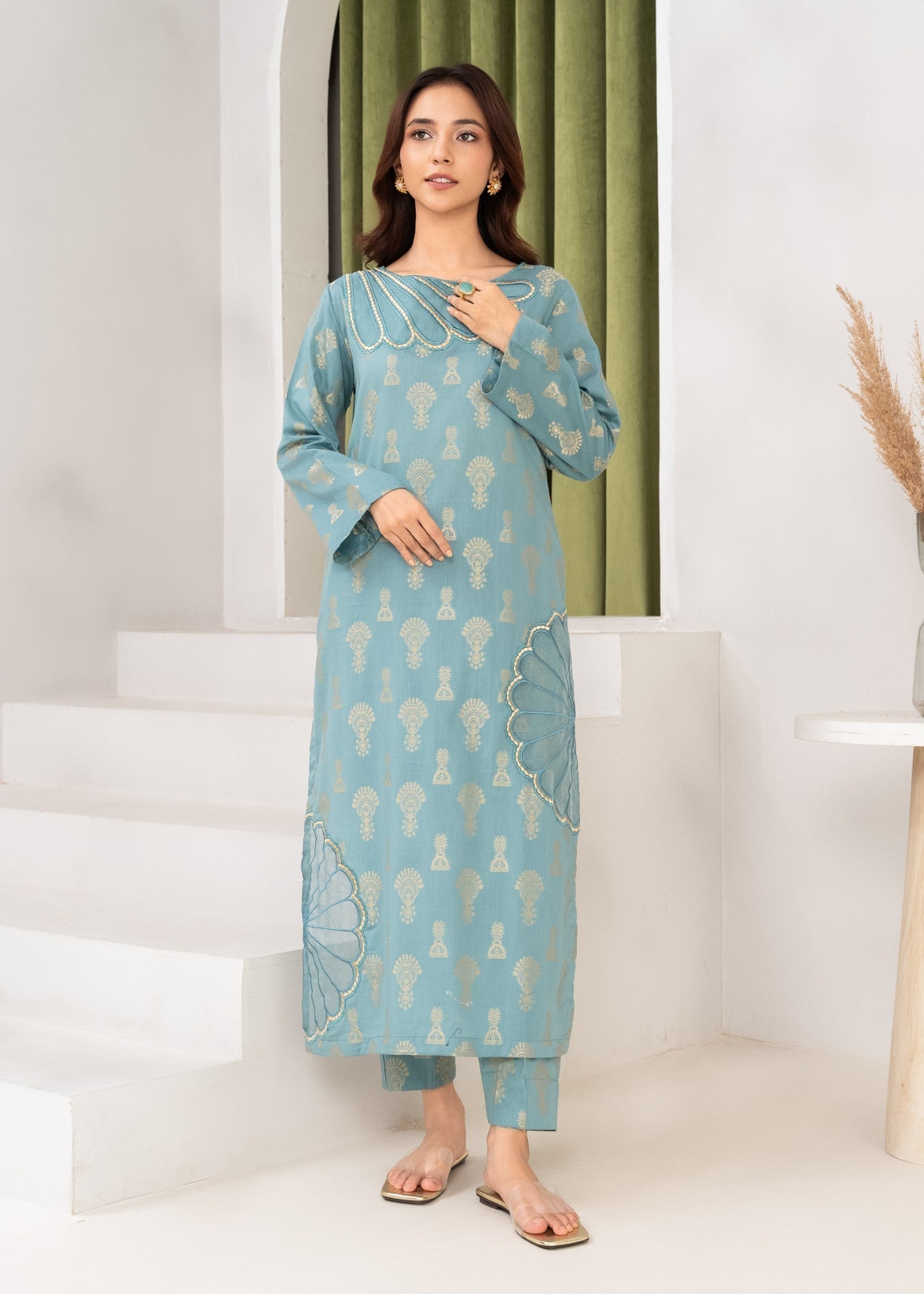Sahibas By Mirza Gulnaaz - Blue