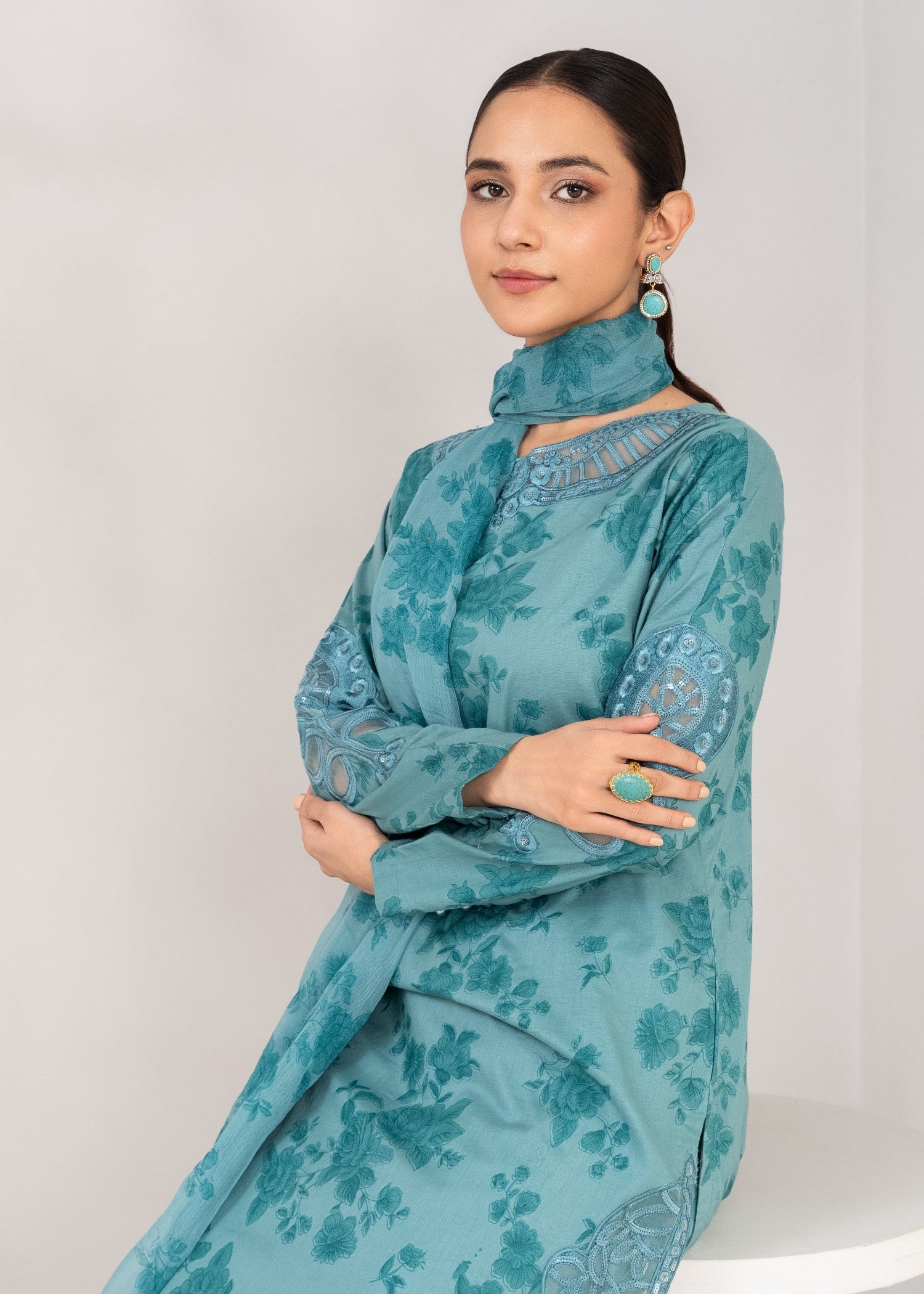 Sahibas By Mirza Shaila - Blue