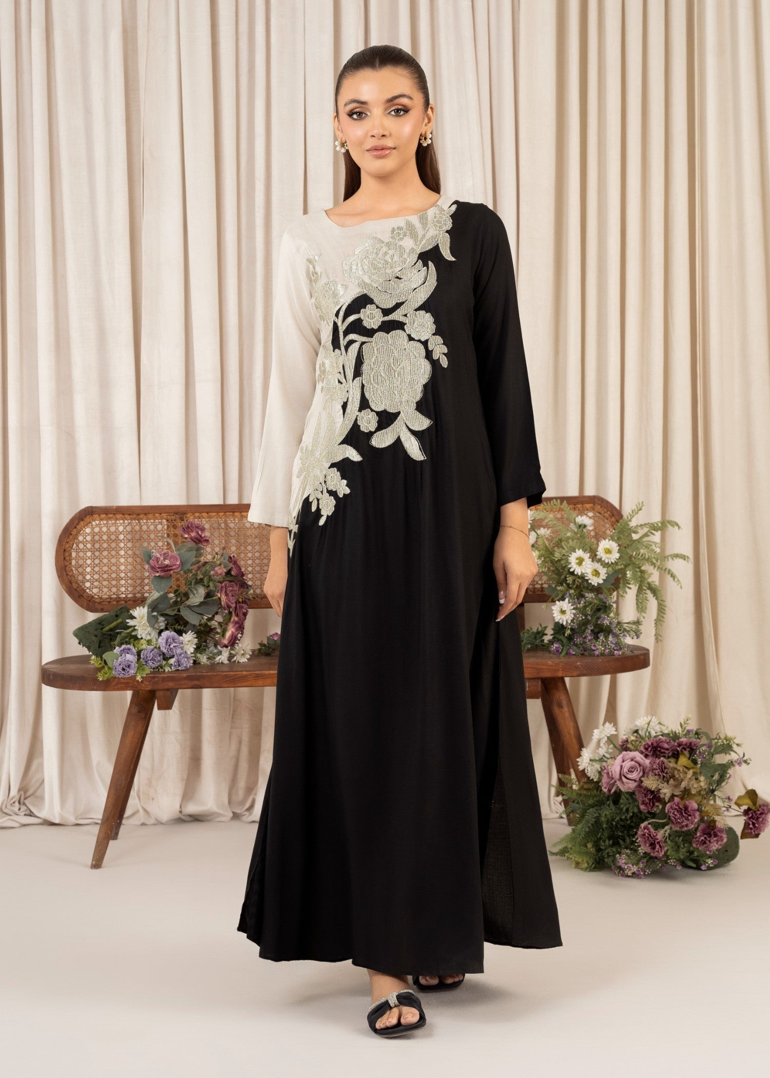 Sahibas By Mirza Anaya - Black