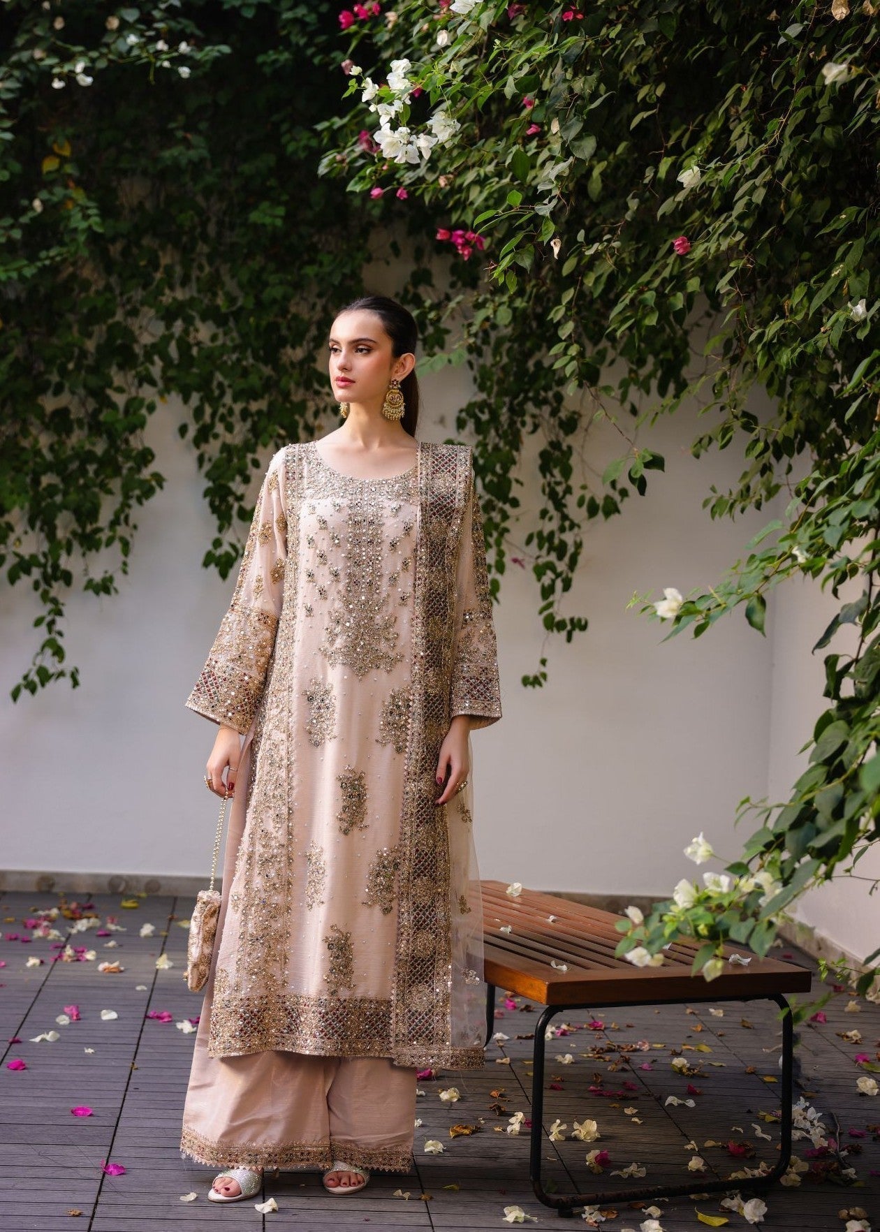 Haseens Official Anishka Beige