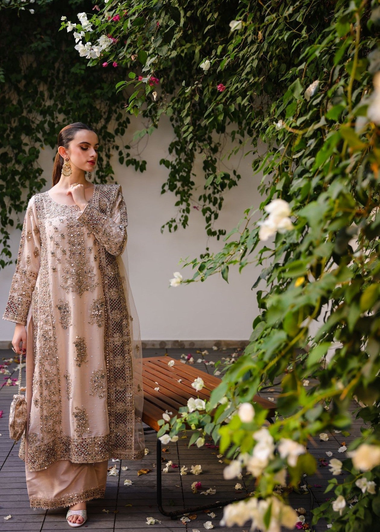 Haseens Official Anishka Beige