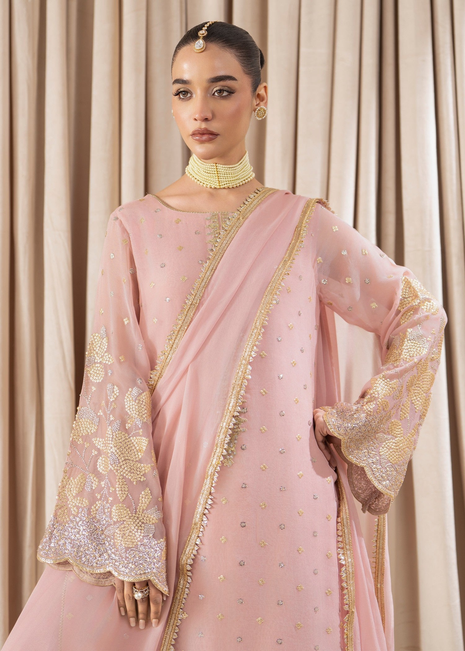 Rang-e-Haya Meera (Pastel pink)