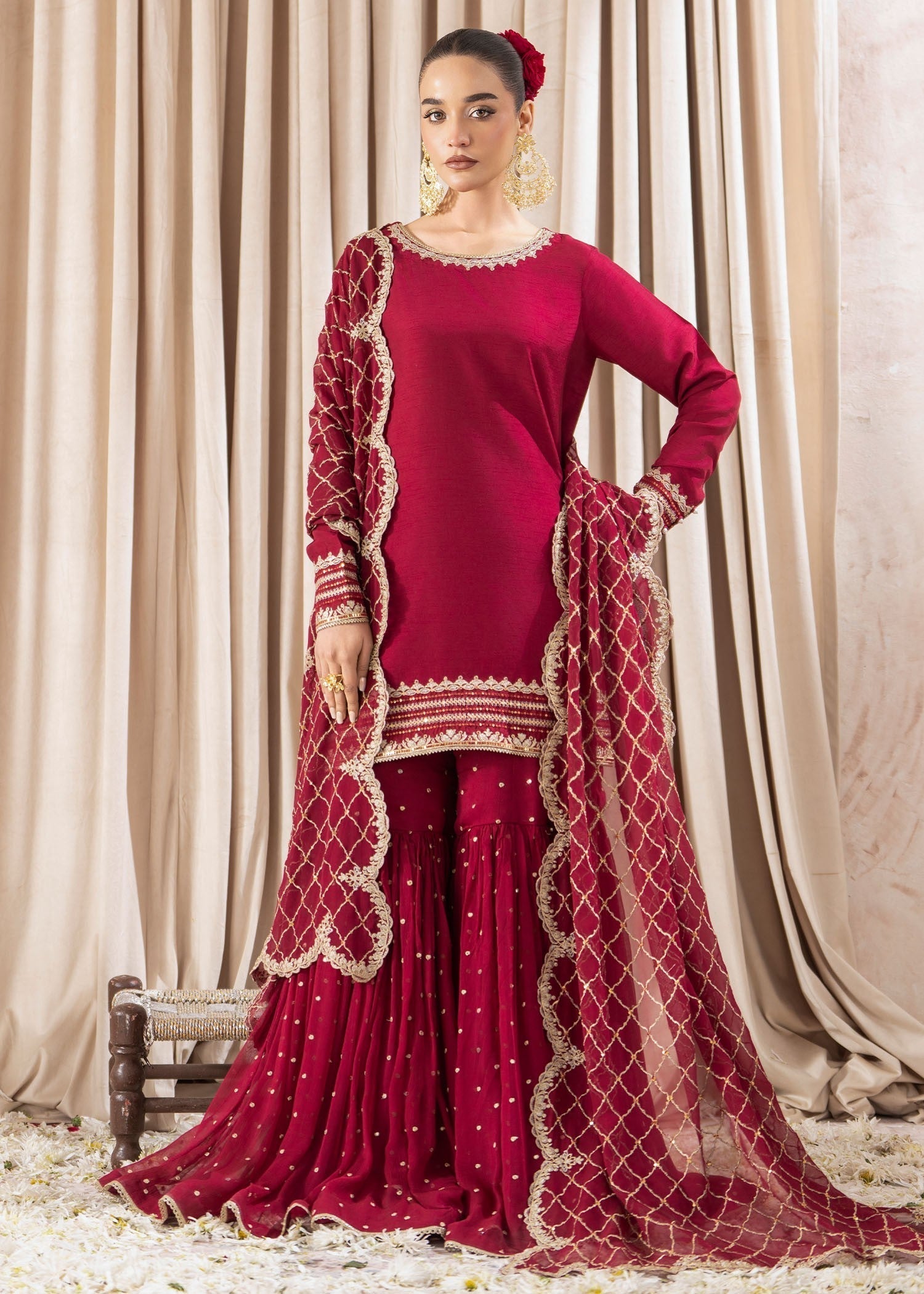 Rang-e-Haya Shehrbano (Fuchsia Red)