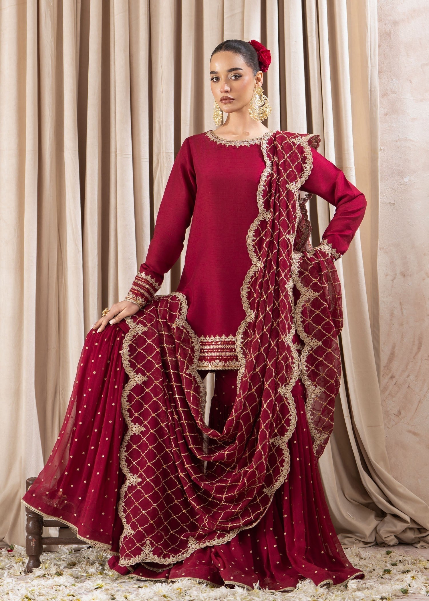 Rang-e-Haya Shehrbano (Fuchsia Red)