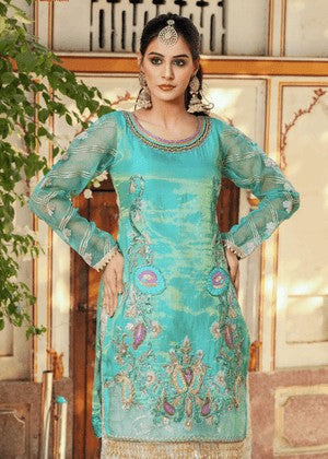 KB By Zufiqar Malik Khuda Baksh Creations - Z-221 Turquoise