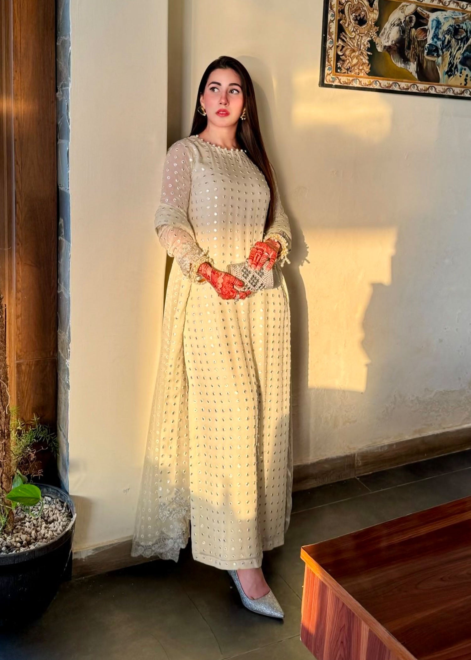 Rang-e-Haya Salina (Cream)