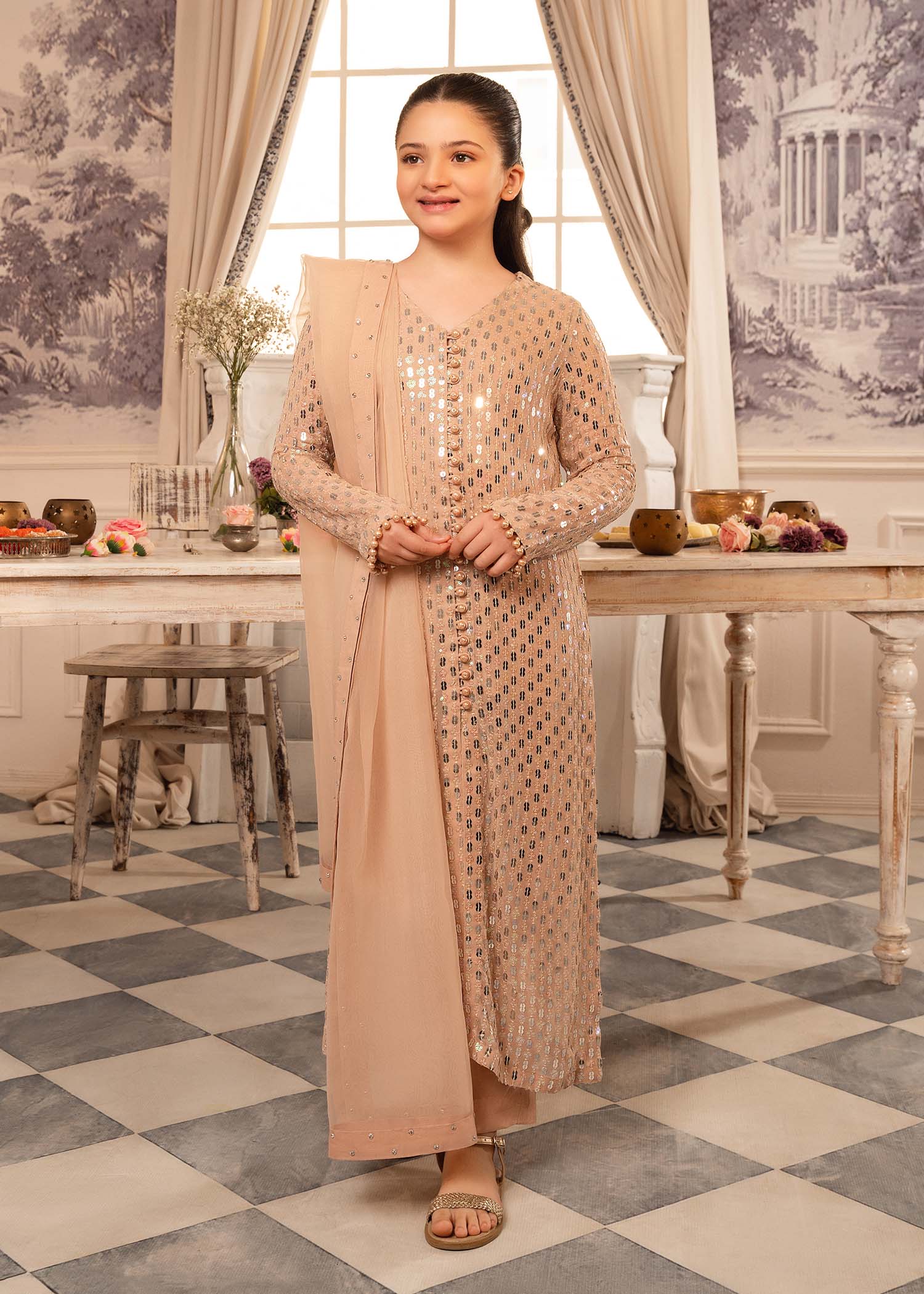 Rang-e-Haya Risma Kid (Clay beige)