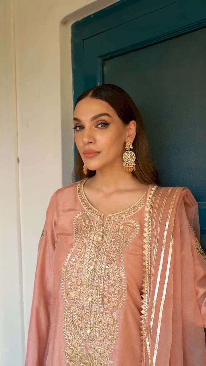 Rang-e-Haya Zareen Peach Kids