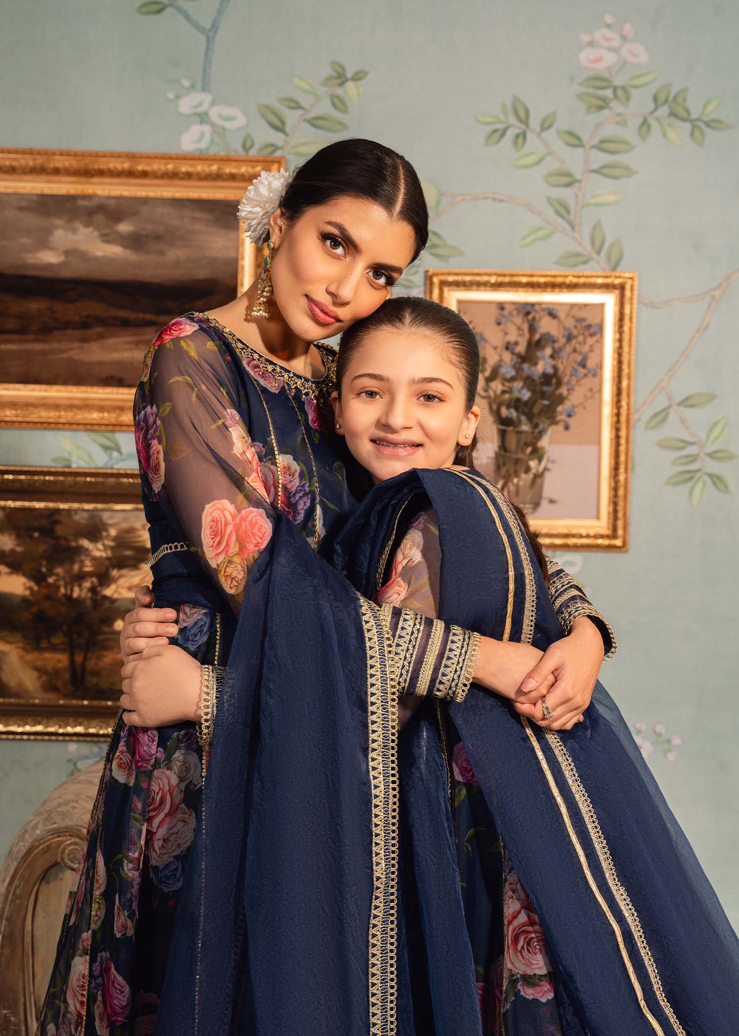 Rang-e-Haya Zaafia Kid (Navy blue)