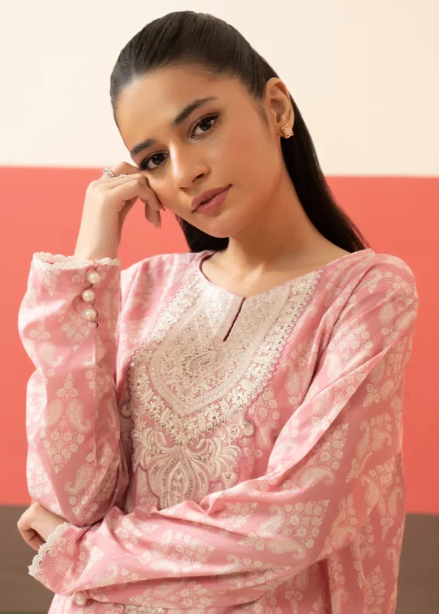 Zellbury Embroidered Kurta Trouser - WPS2521693