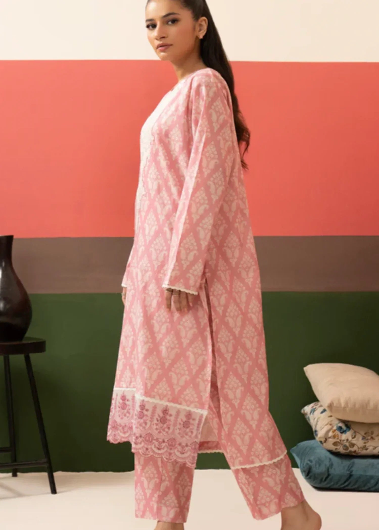 Zellbury Embroidered Kurta Trouser - WPS2521693